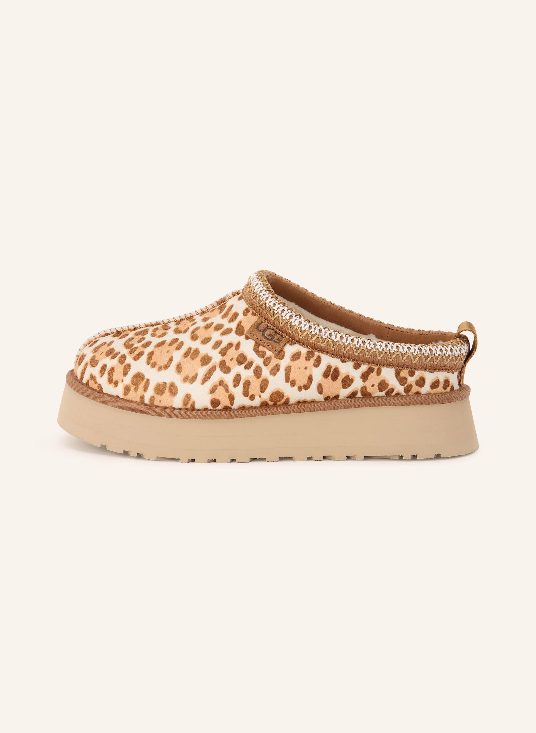 Thumbnail - Ugg Plateau-Pantoletten Tazz braun