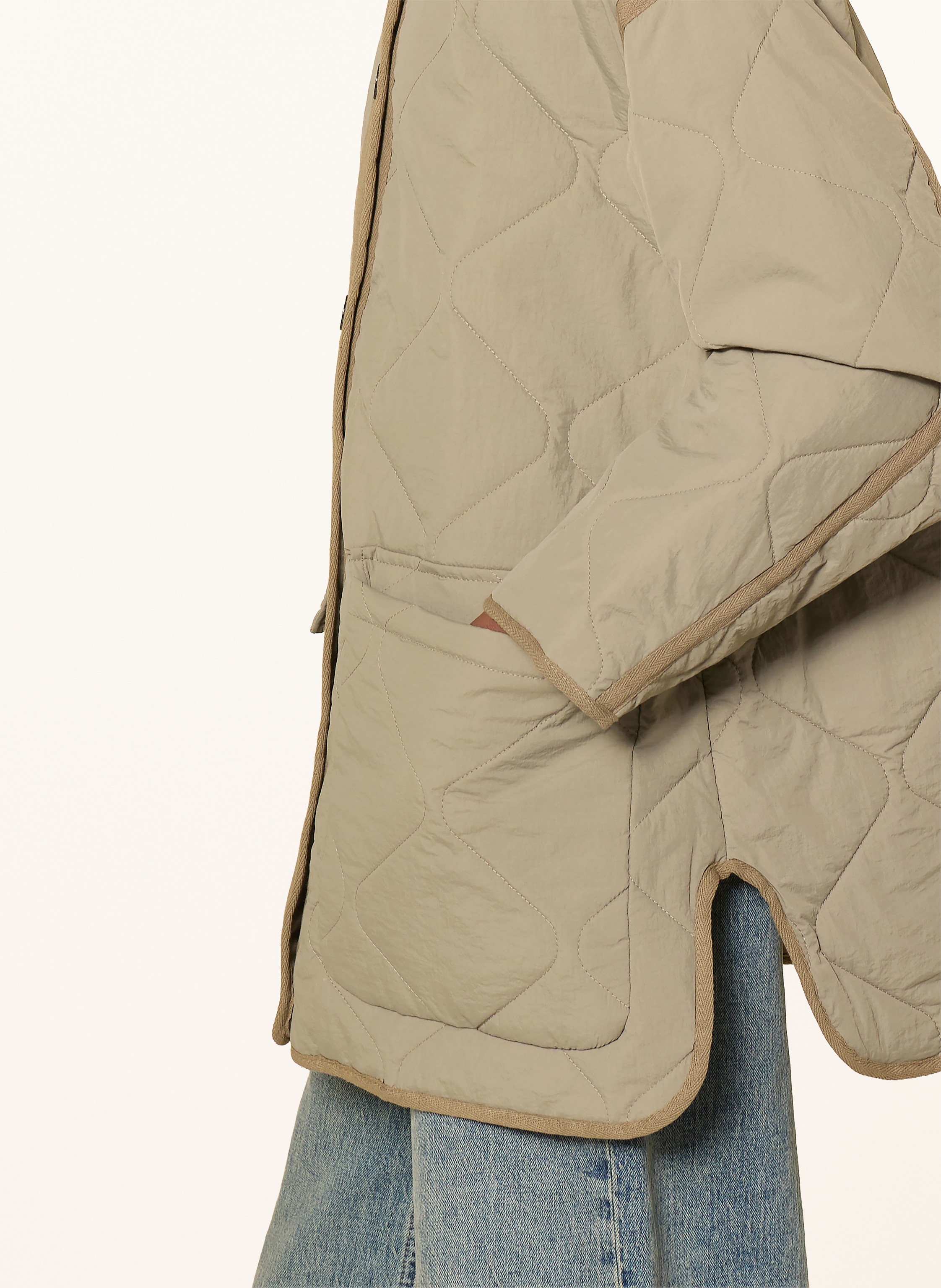 Thumbnail - Withblack Steppjacke Sandy gruen