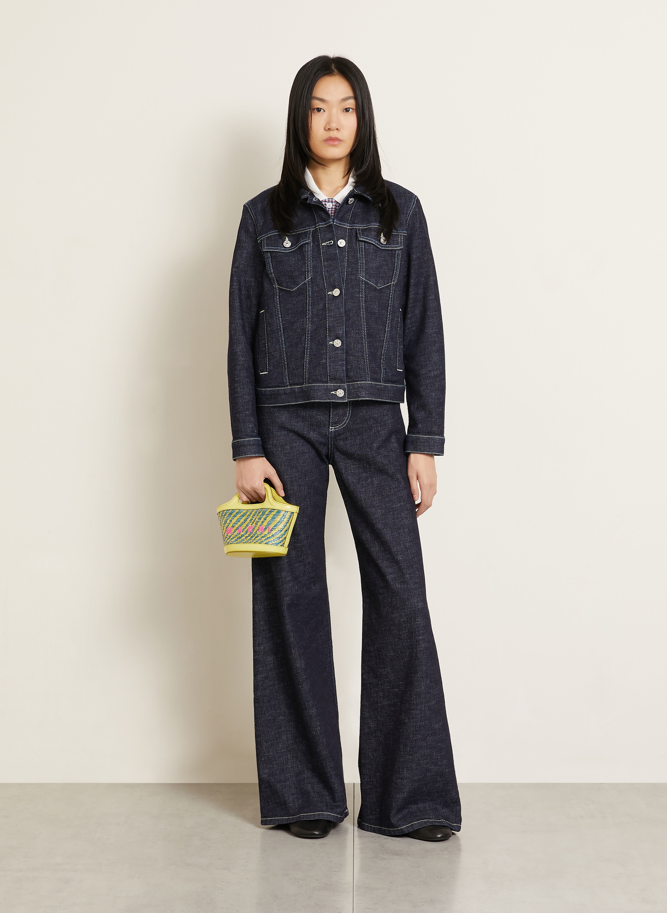 Thumbnail - Marni Handtasche Tropicalia Micro gruen