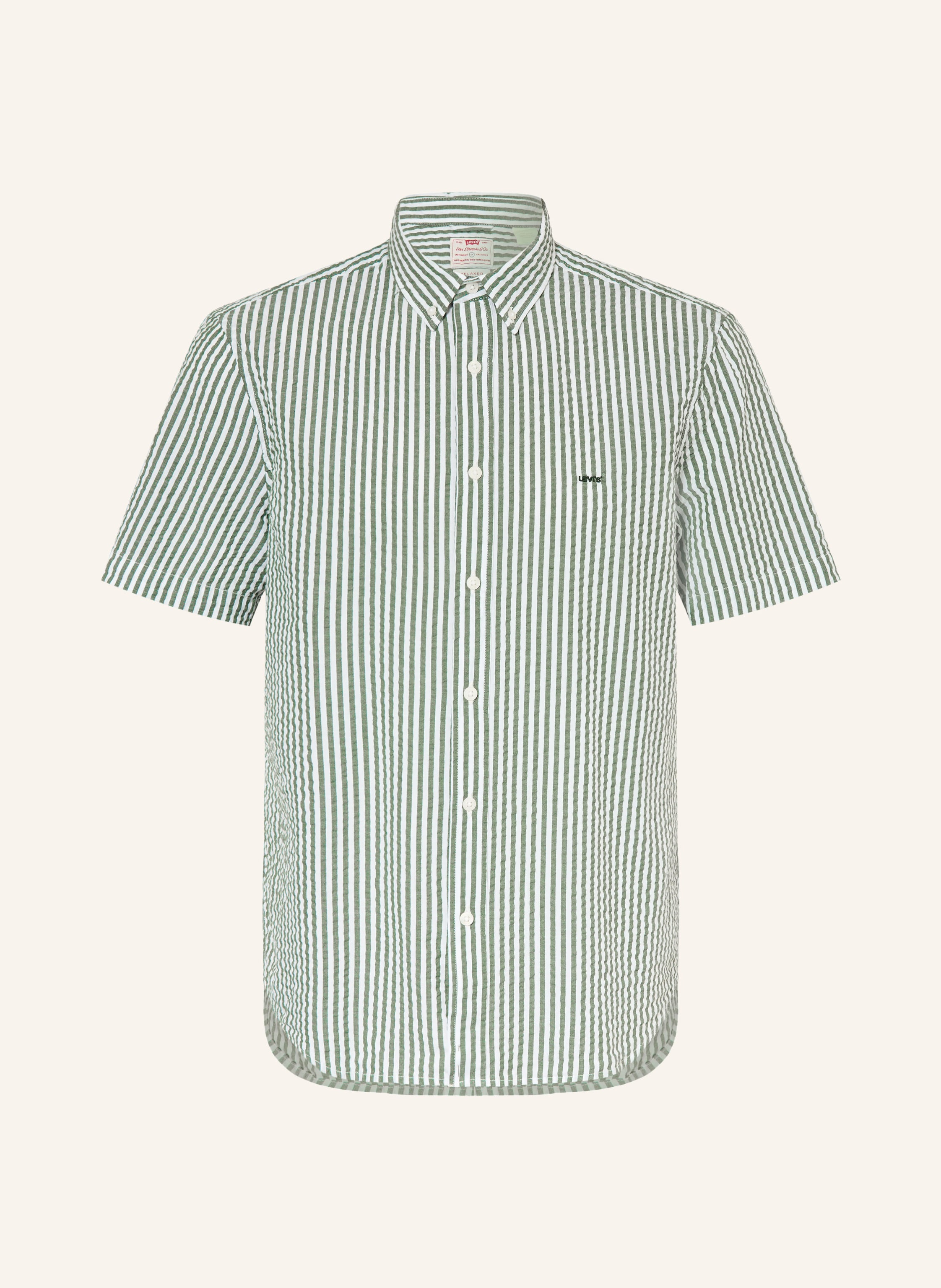 Levi's® Kurzarm-Hemd Relaxed Fit gruen