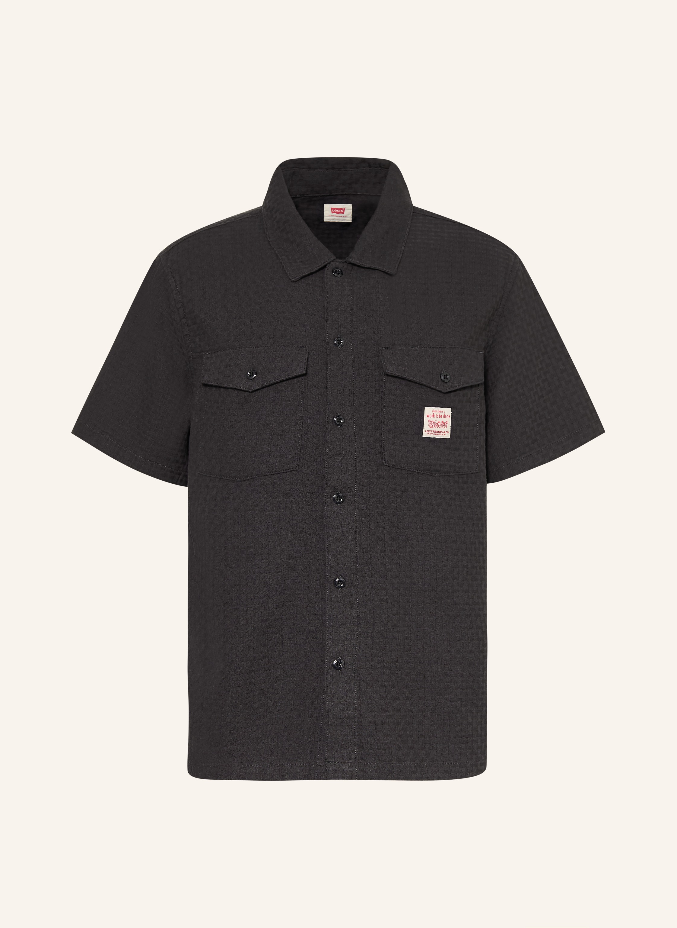 Levi's® Kurzarm-Hemd Relaxed Fit schwarz