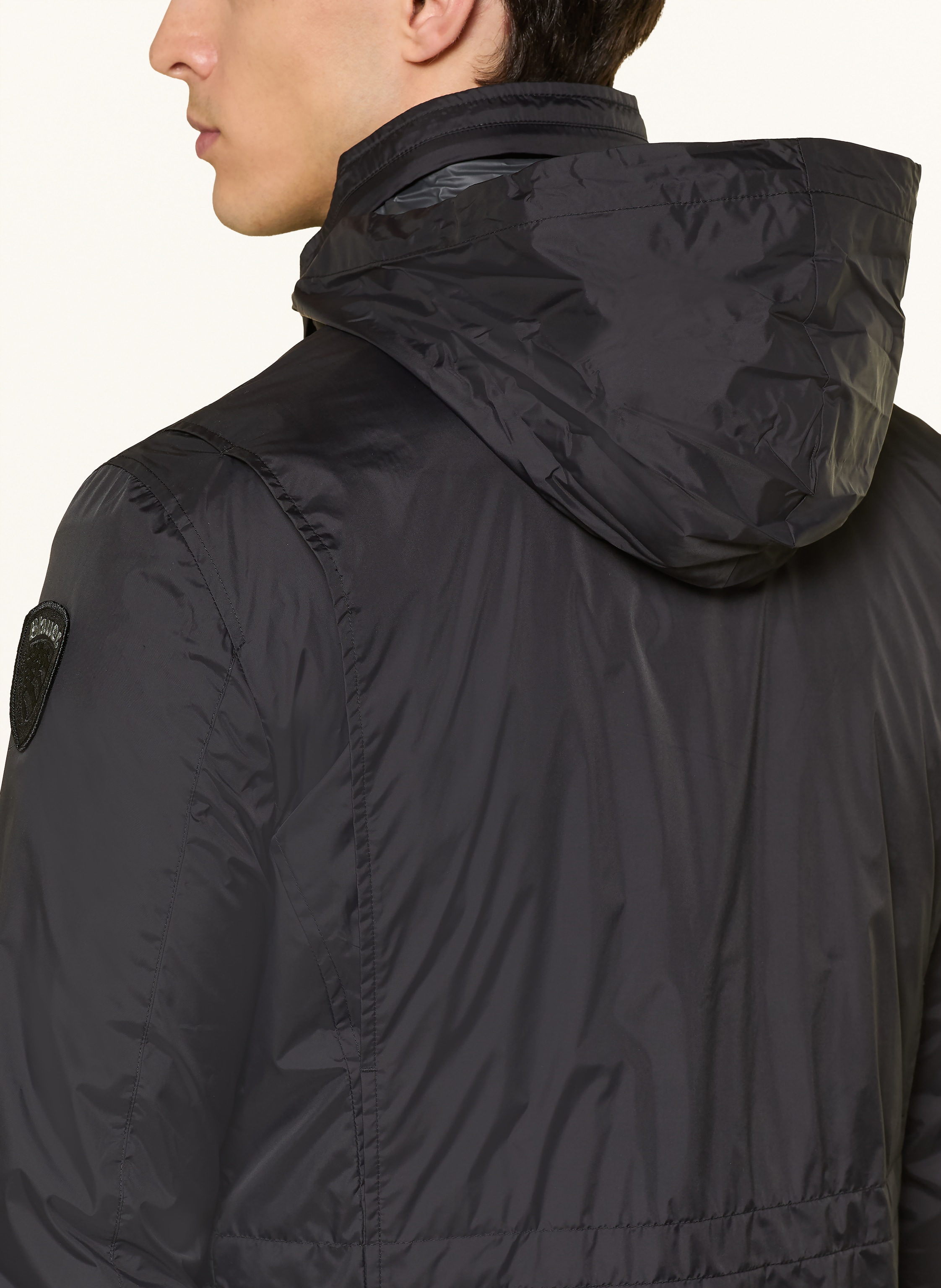 Thumbnail - Blauer Fieldjacket Abbotsford schwarz