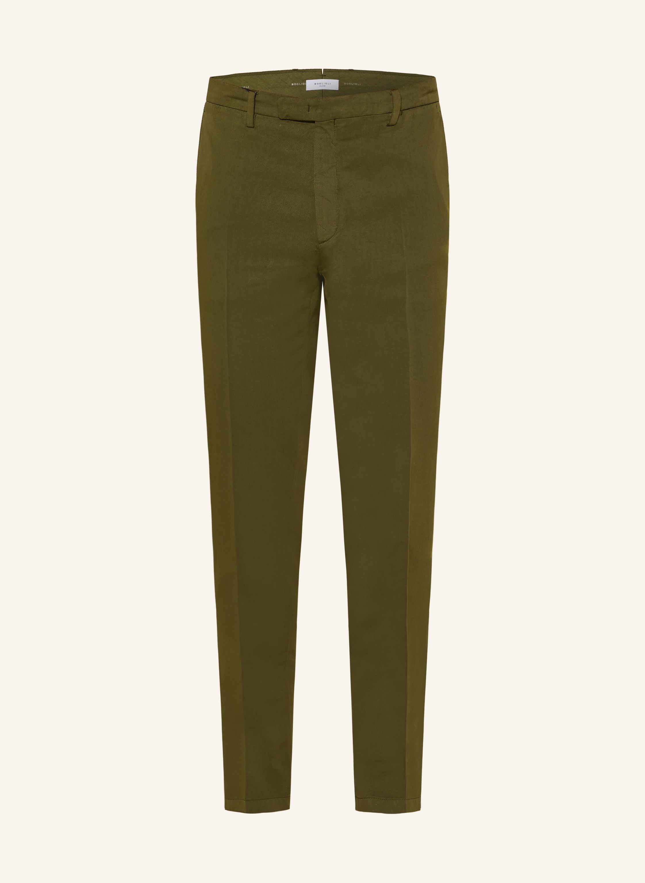 Boglioli Anzughose Slim Fit gruen