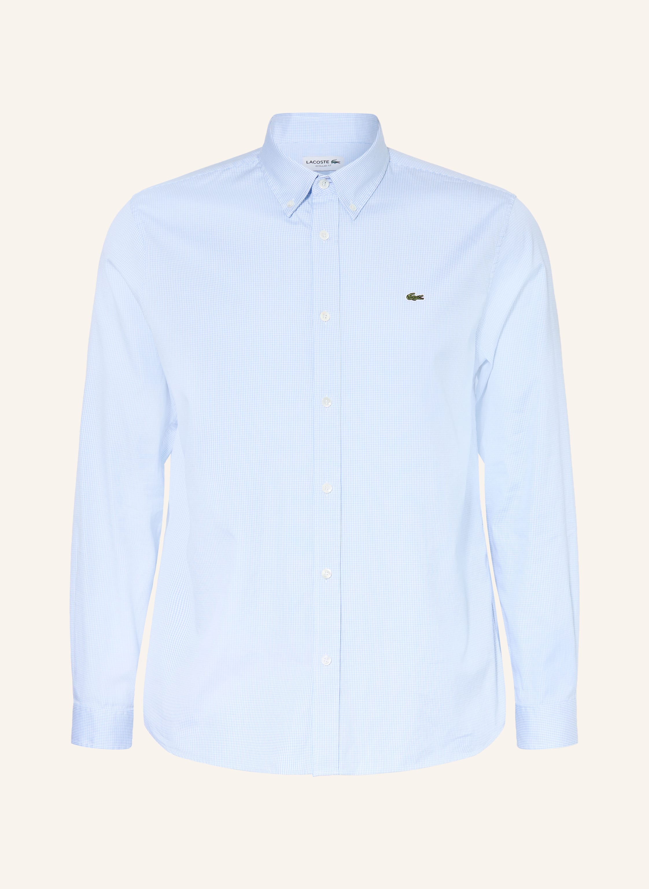 Lacoste Hemd Regular Fit blau