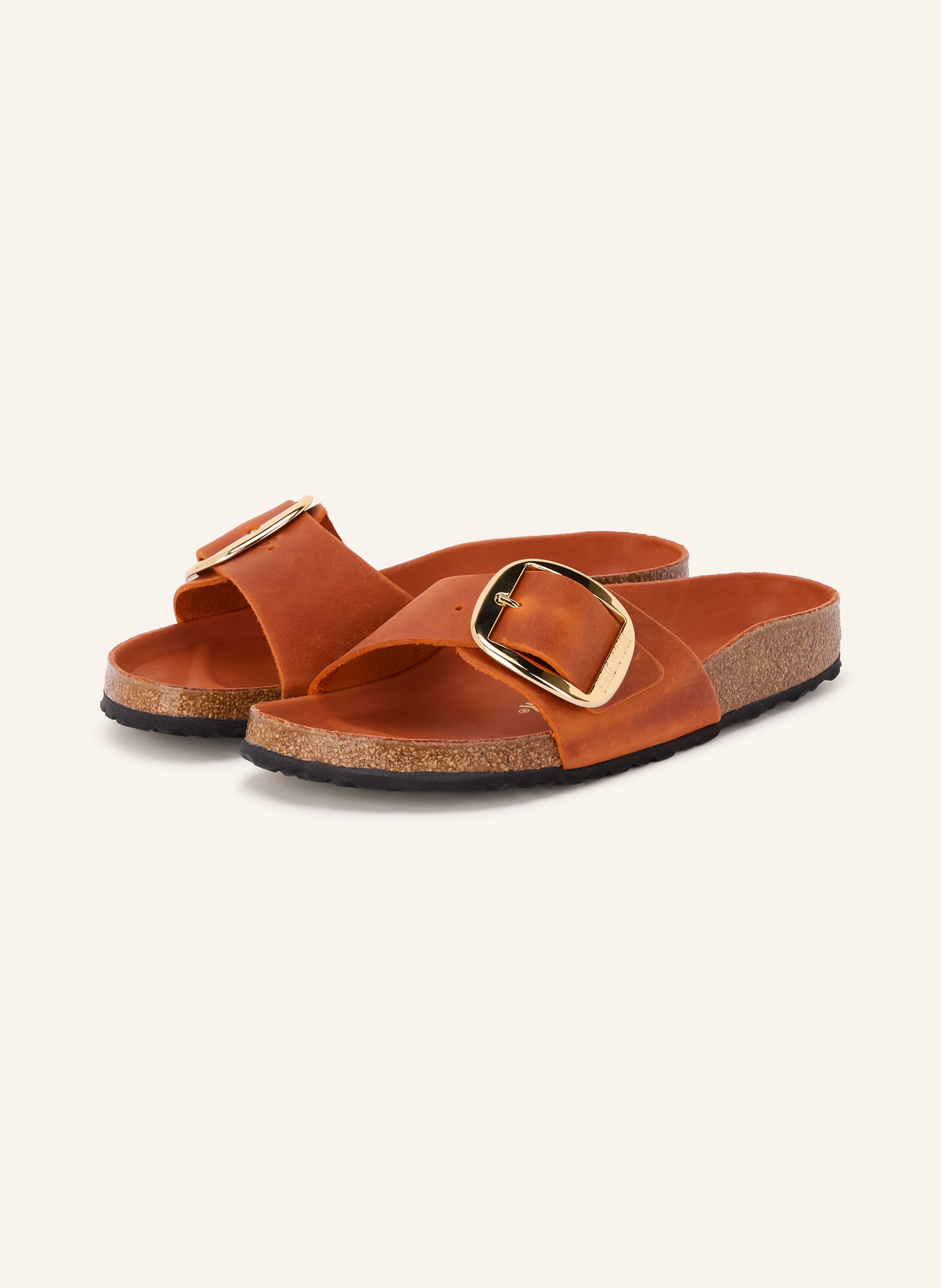 Birkenstock Pantoletten Madrid Big Buckle orange