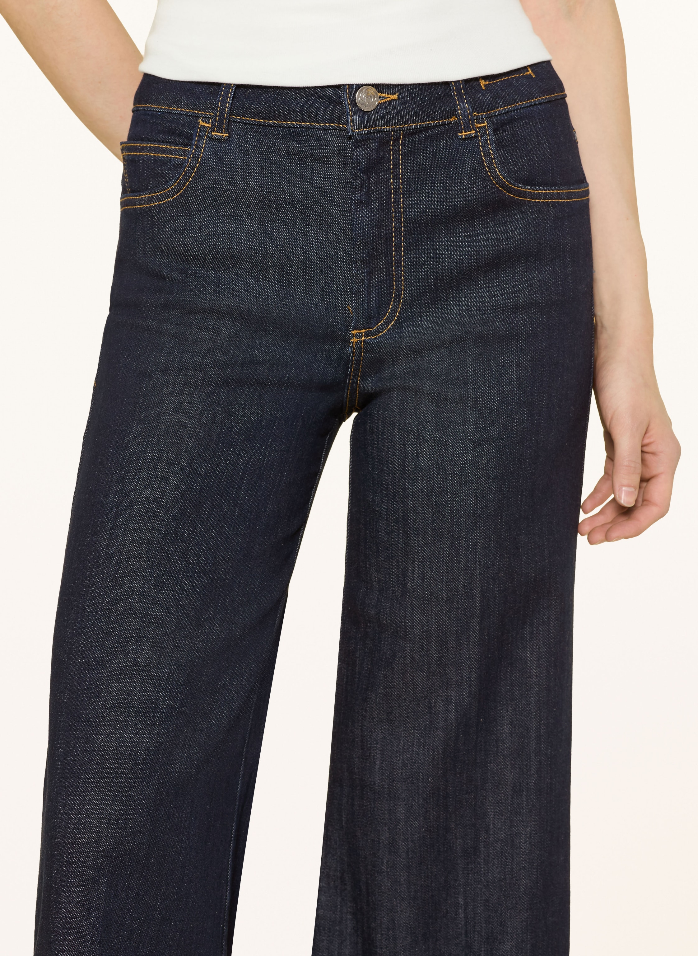 Thumbnail - Marella Wide Leg Jeans Mlswlcrop blau