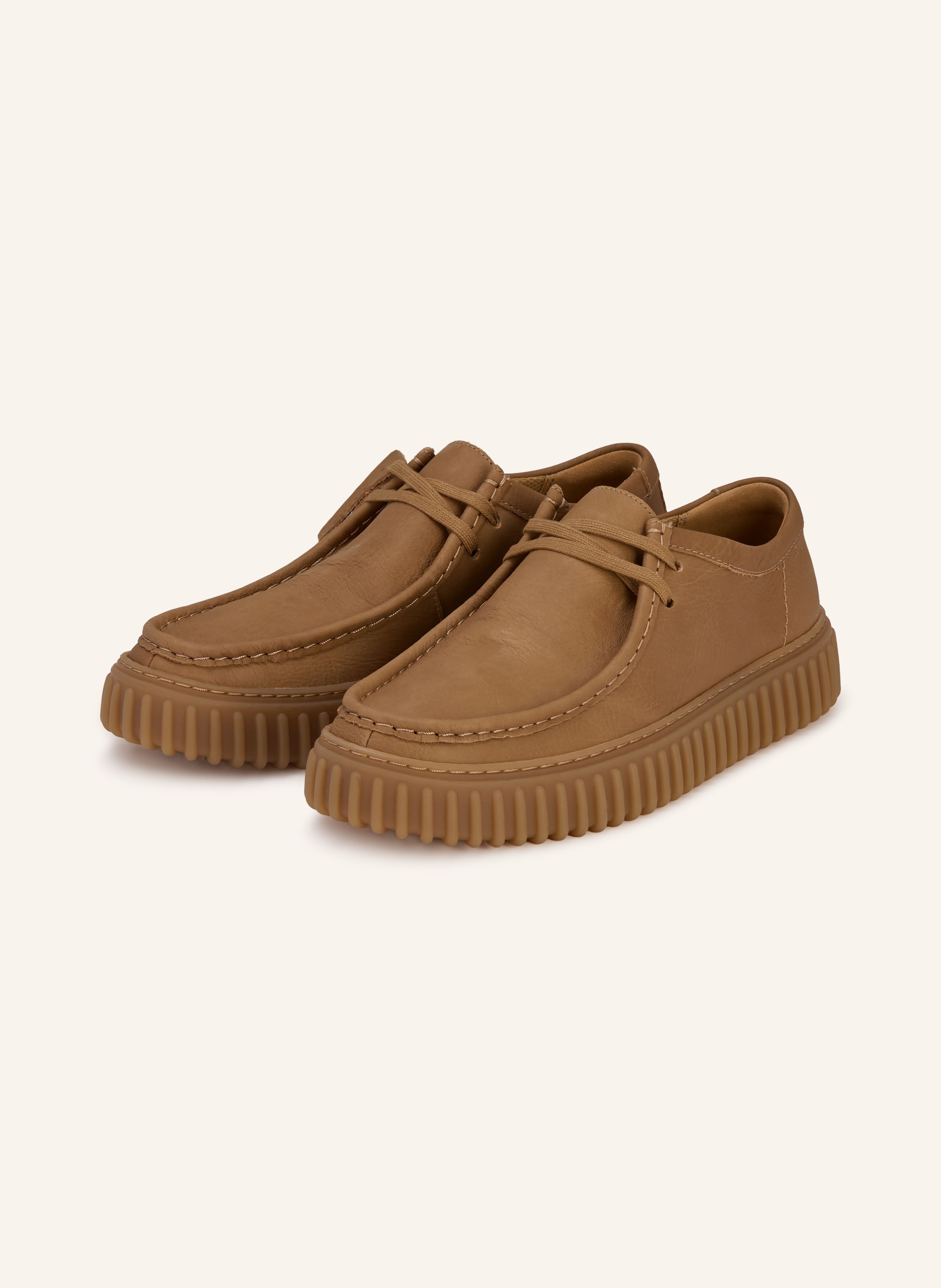 Clarks Schnürer Torhill Jo beige