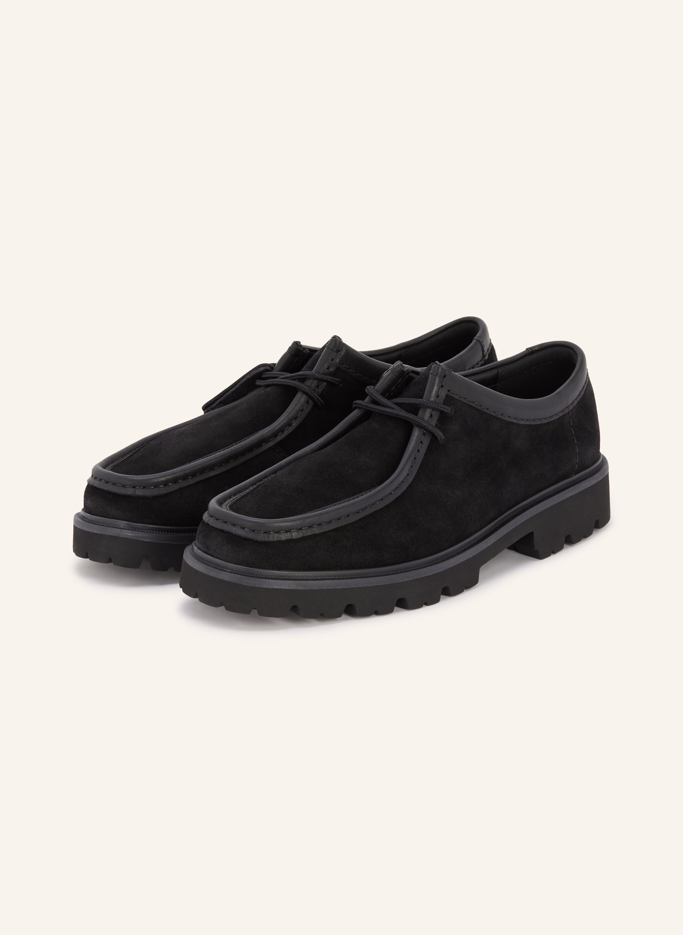 Clarks Schnürer Cleyhill Seam schwarz