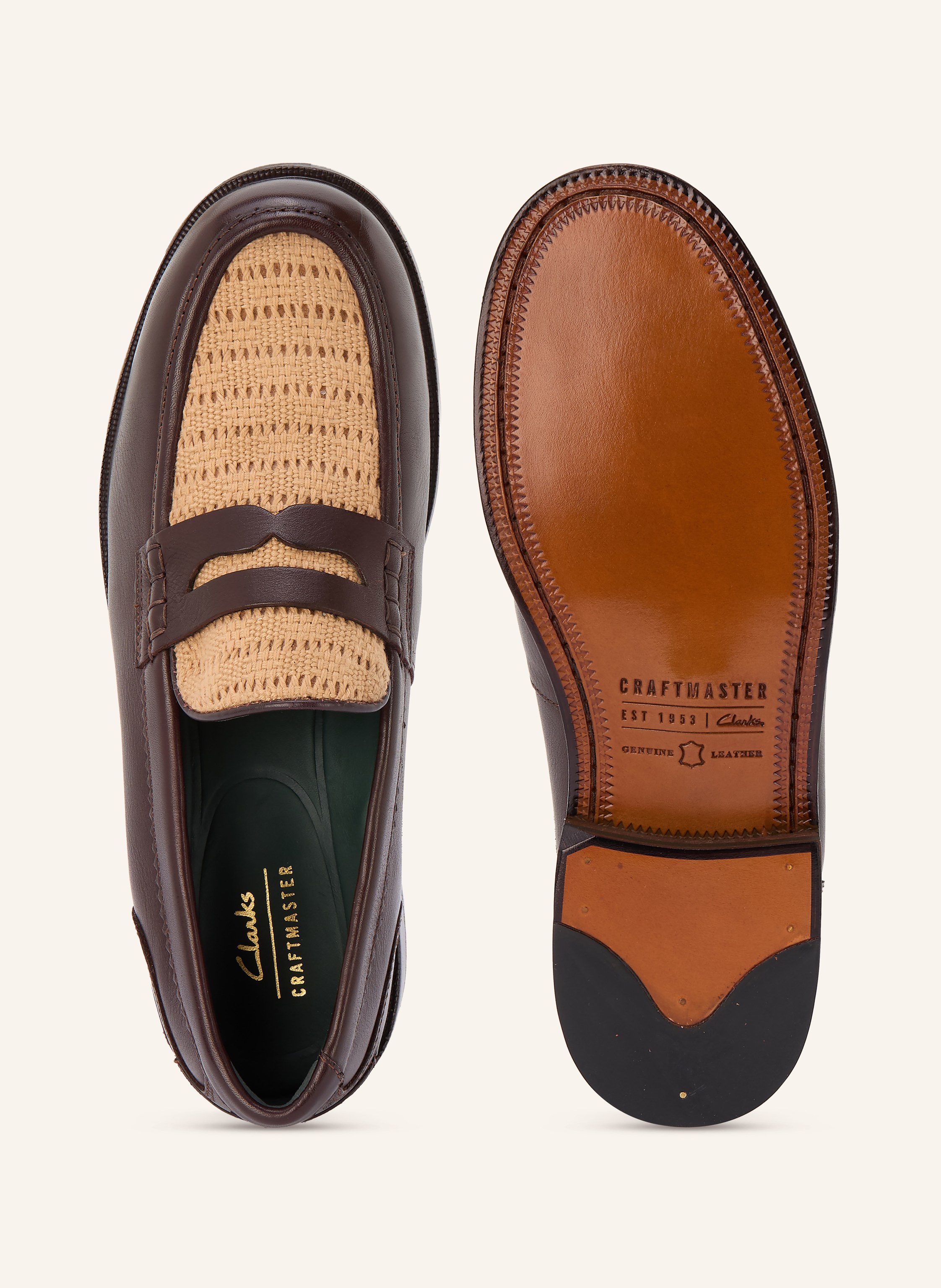 Thumbnail - Clarks Penny-Loafer Craftjames braun
