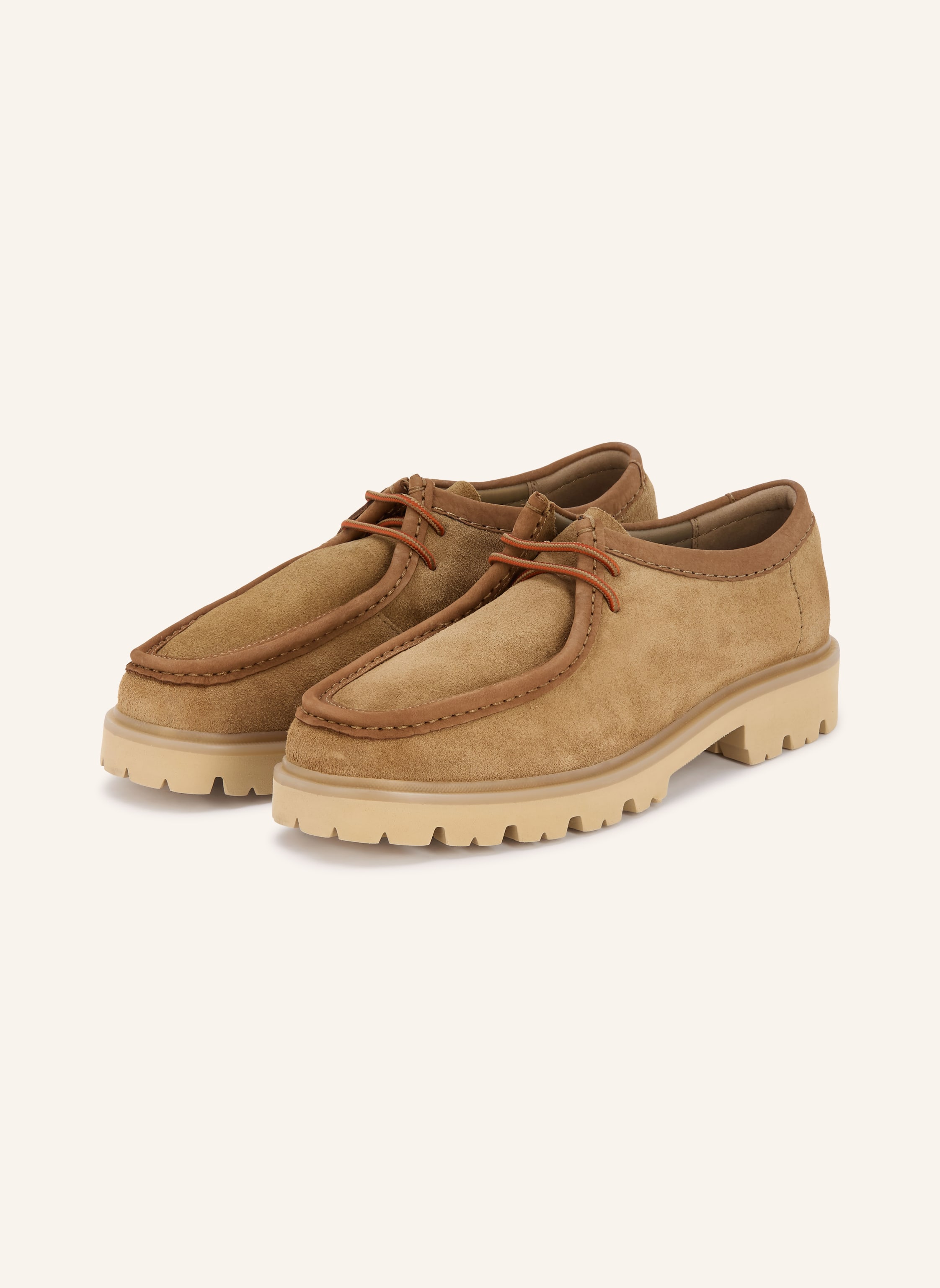 Clarks Schnürer Cleyhill Seam beige