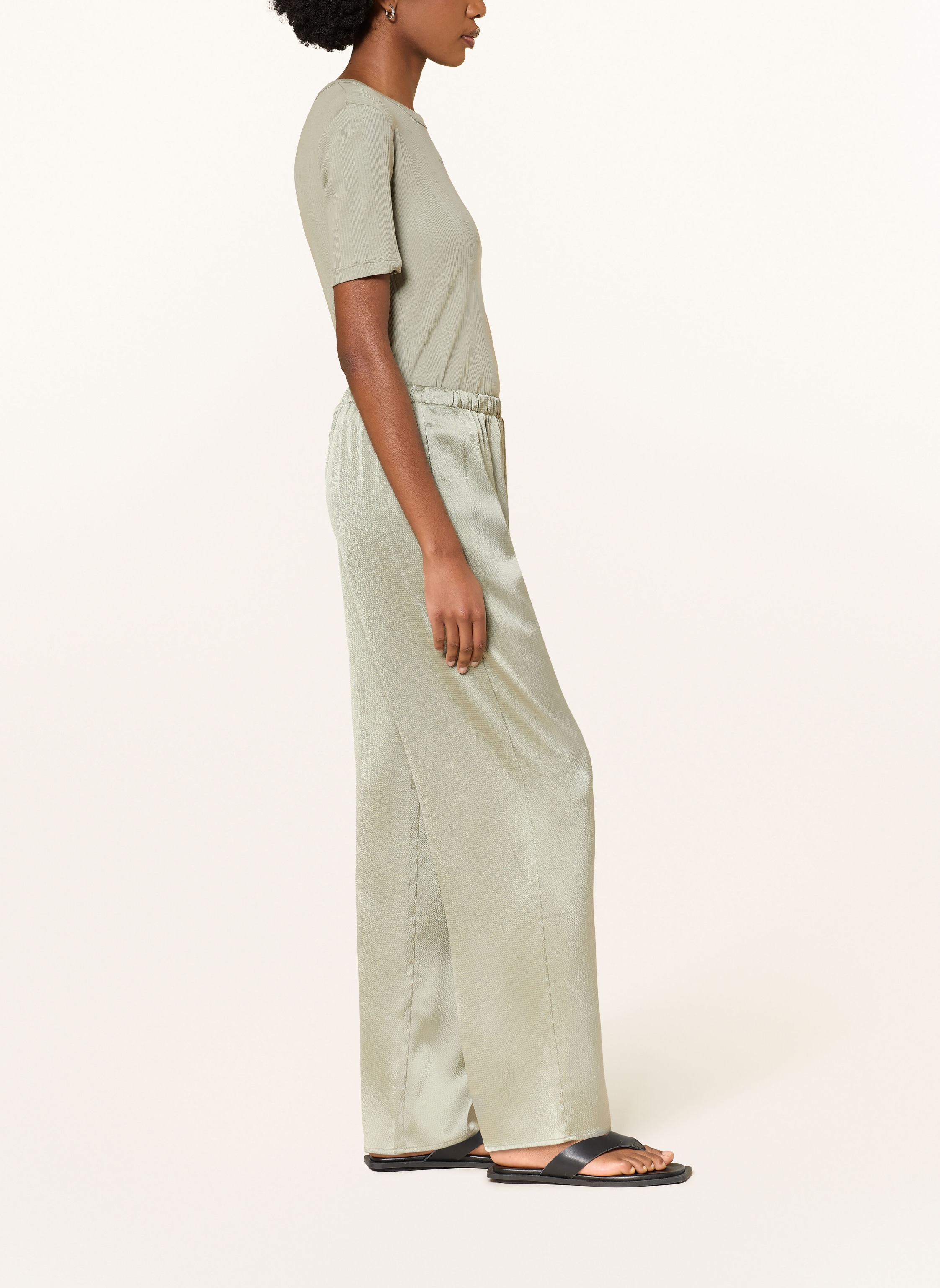 Thumbnail - Calvin Klein Marlenehose Hammered gruen