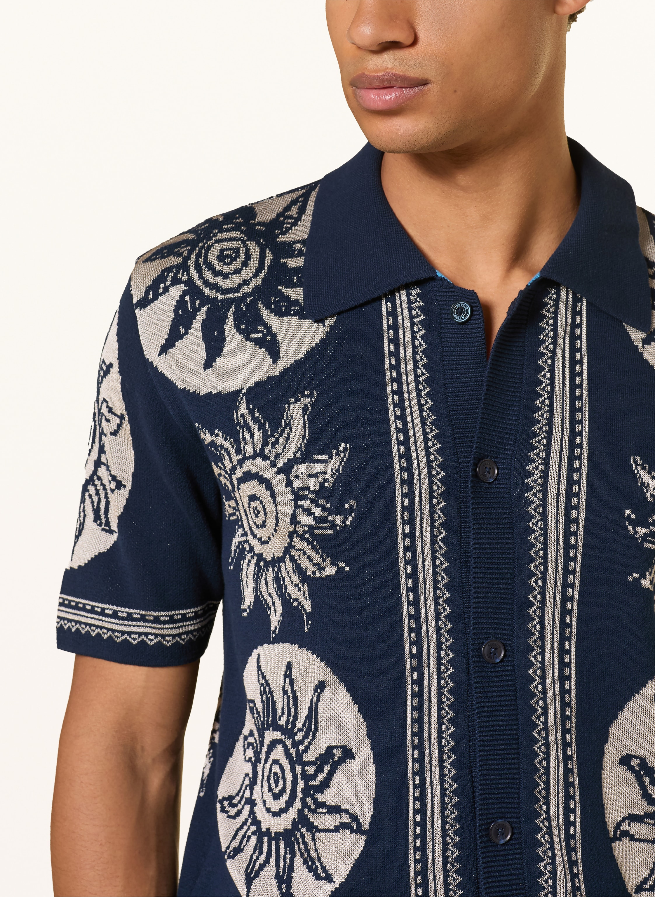 Thumbnail - Scotch & Soda Stickhemd Regular Fit blau