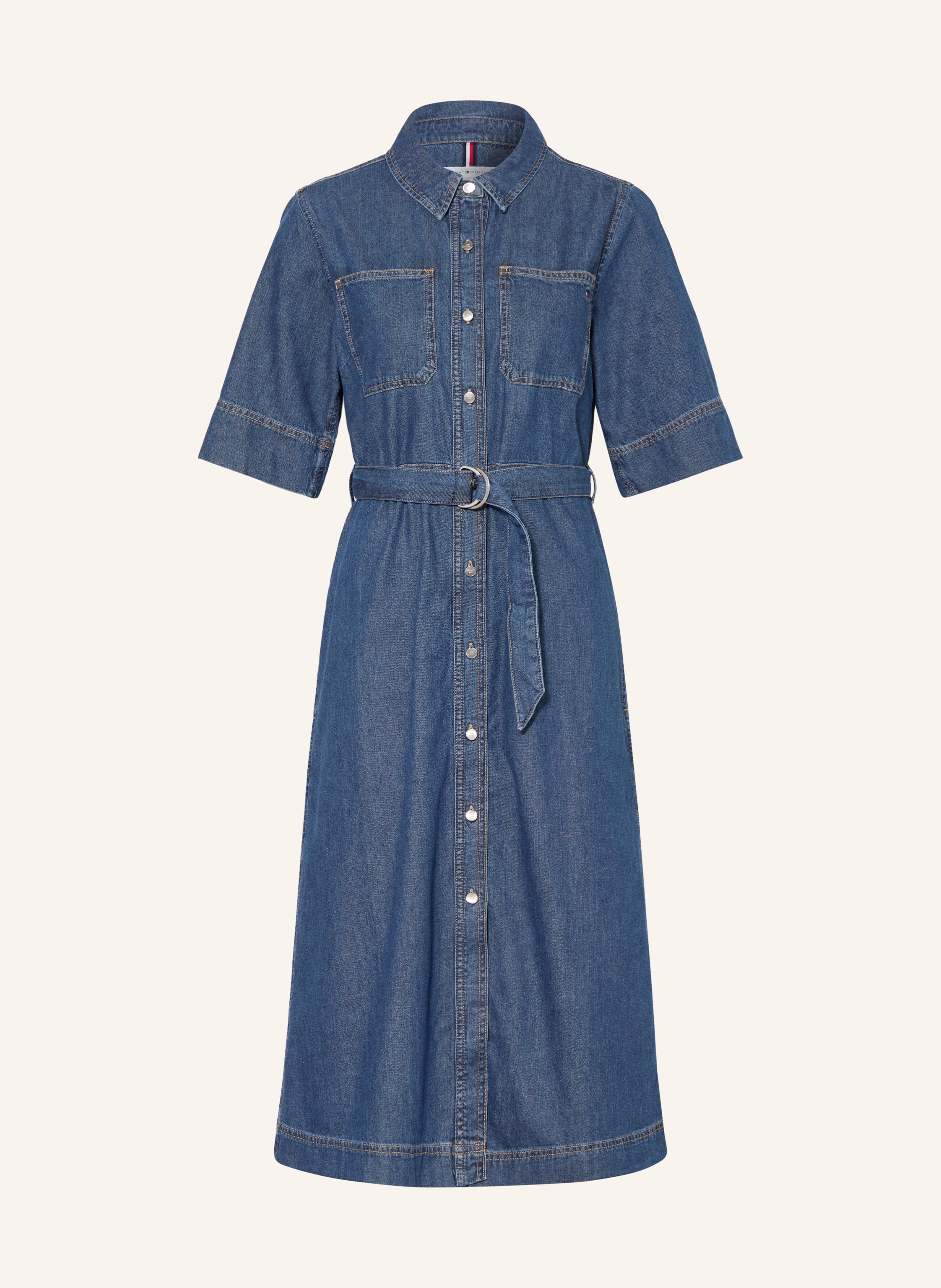 TOMMY HILFIGER denim dress in blue