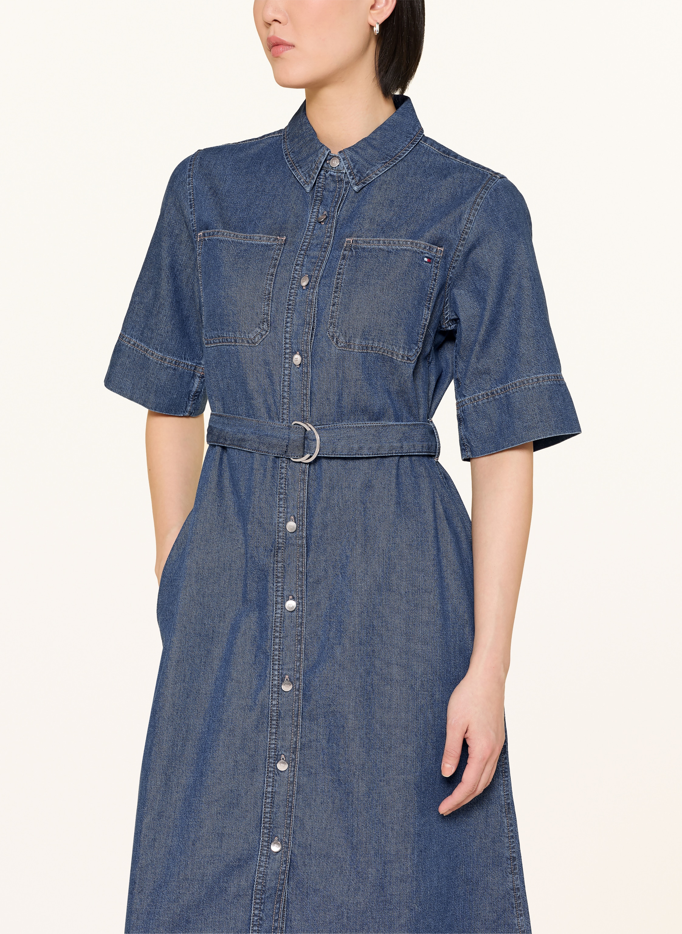 Thumbnail - Tommy Hilfiger Jeanskleid blau