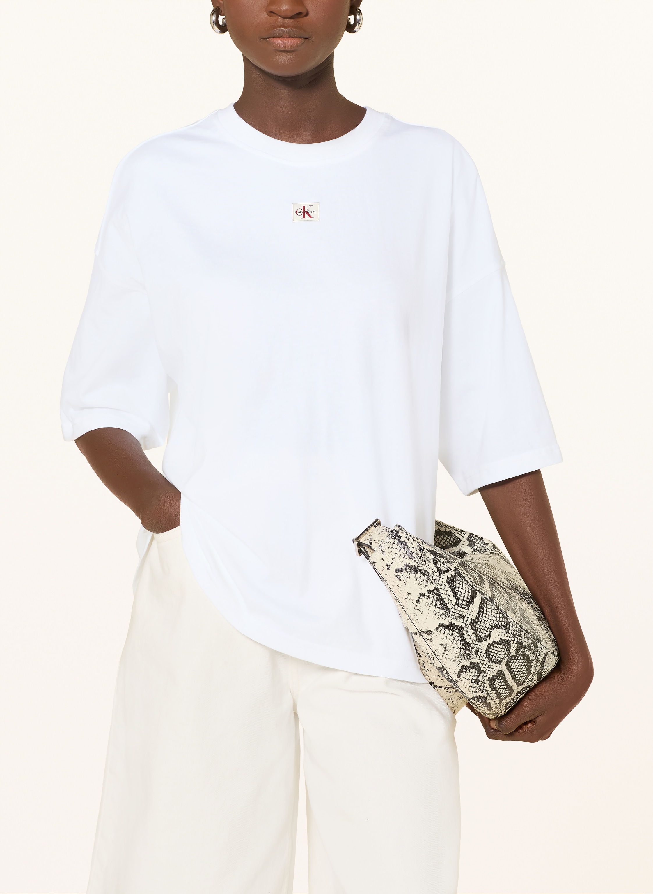 Thumbnail - Calvin Klein Jeans Oversized-Shirt weiss