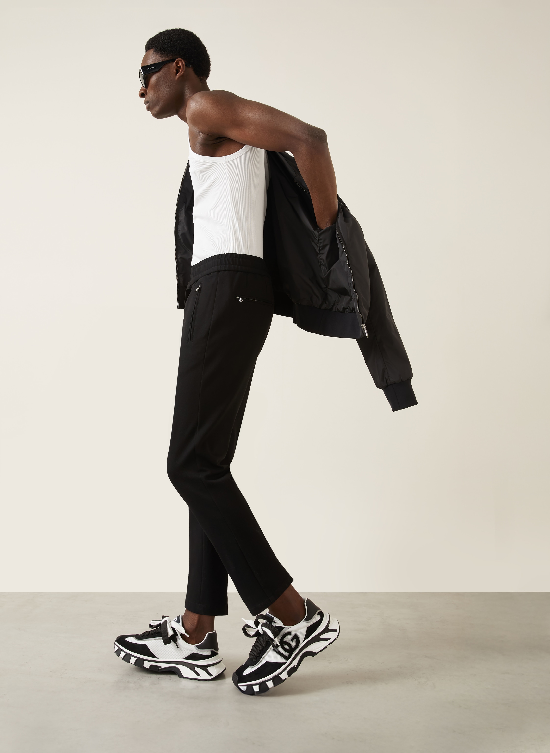 Thumbnail - Dolce & Gabbana Hose Im Jogging-Stil schwarz