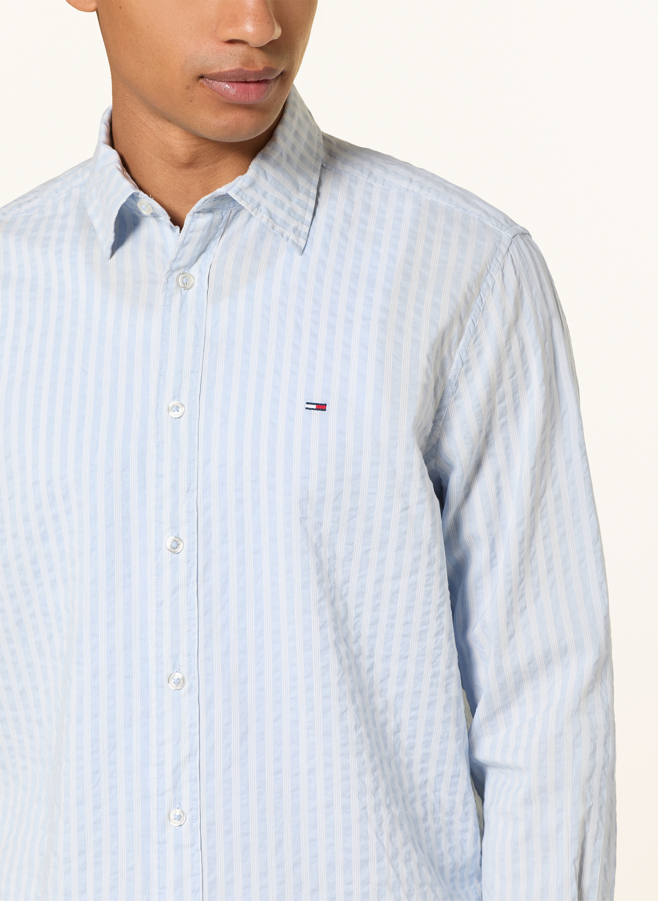 Thumbnail - Tommy Jeans Hemd Comfort Fit blau