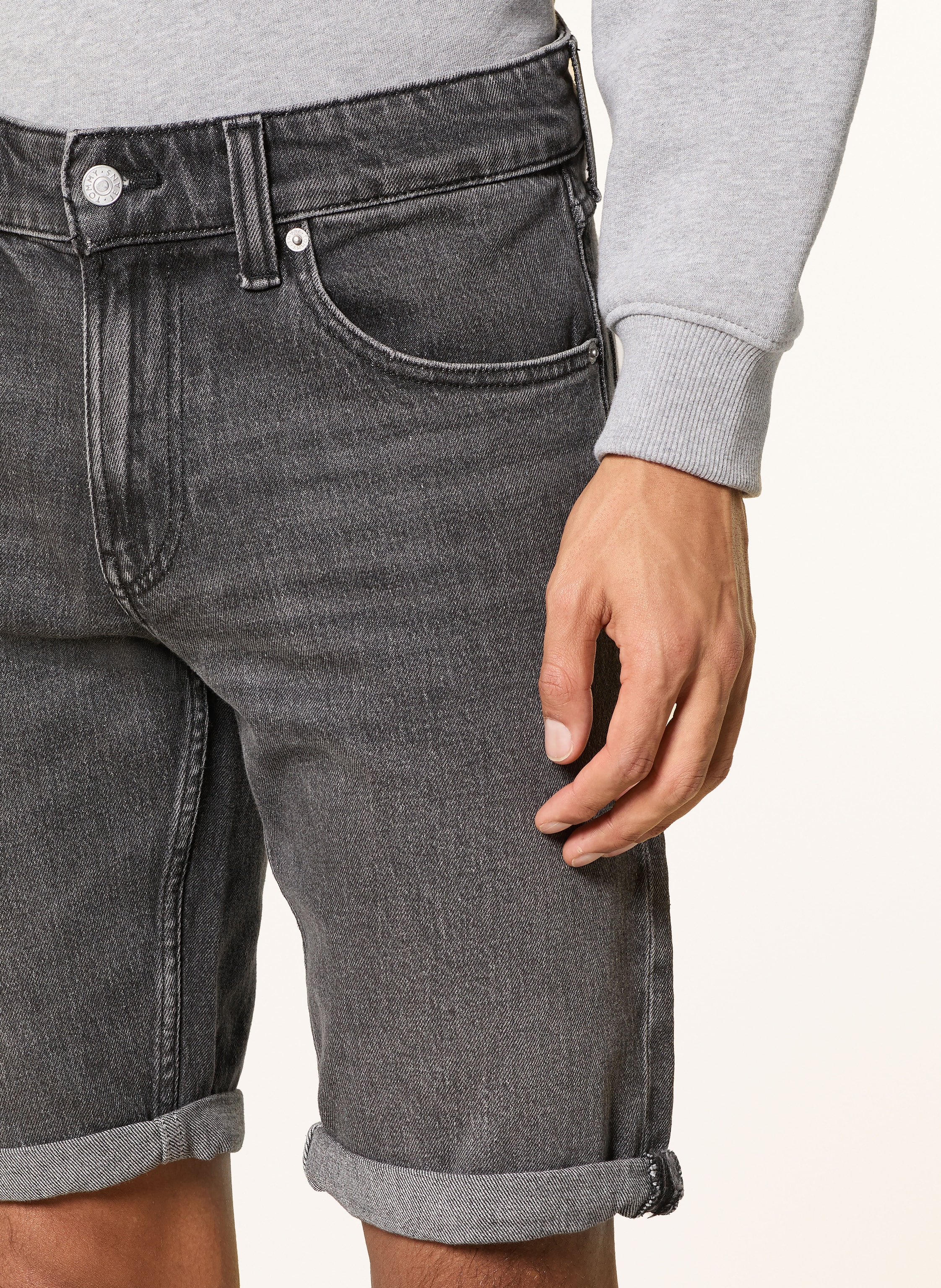 Thumbnail - Tommy Jeans Jeansshorts Ronnie Slim Fit schwarz