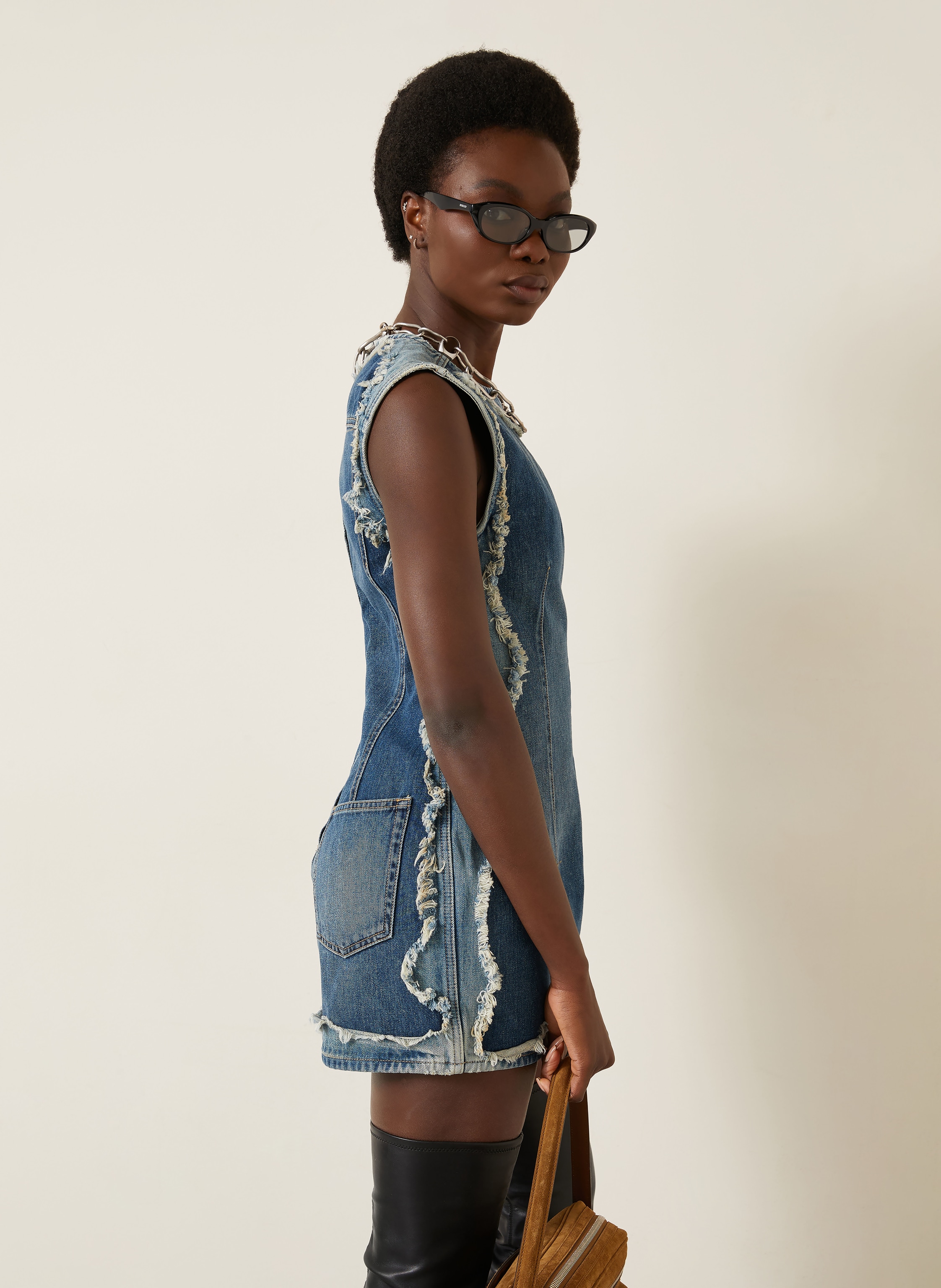 Thumbnail - Acne Studios Jeanskleid blau