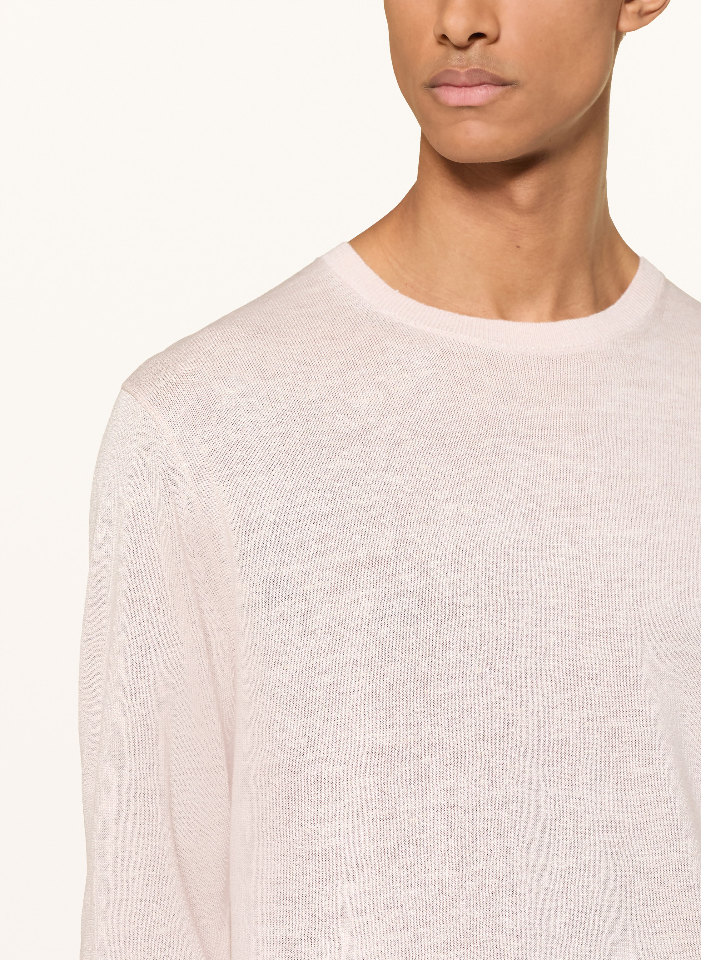 Thumbnail - Calvin Klein Pullover Mit Leinen rosa