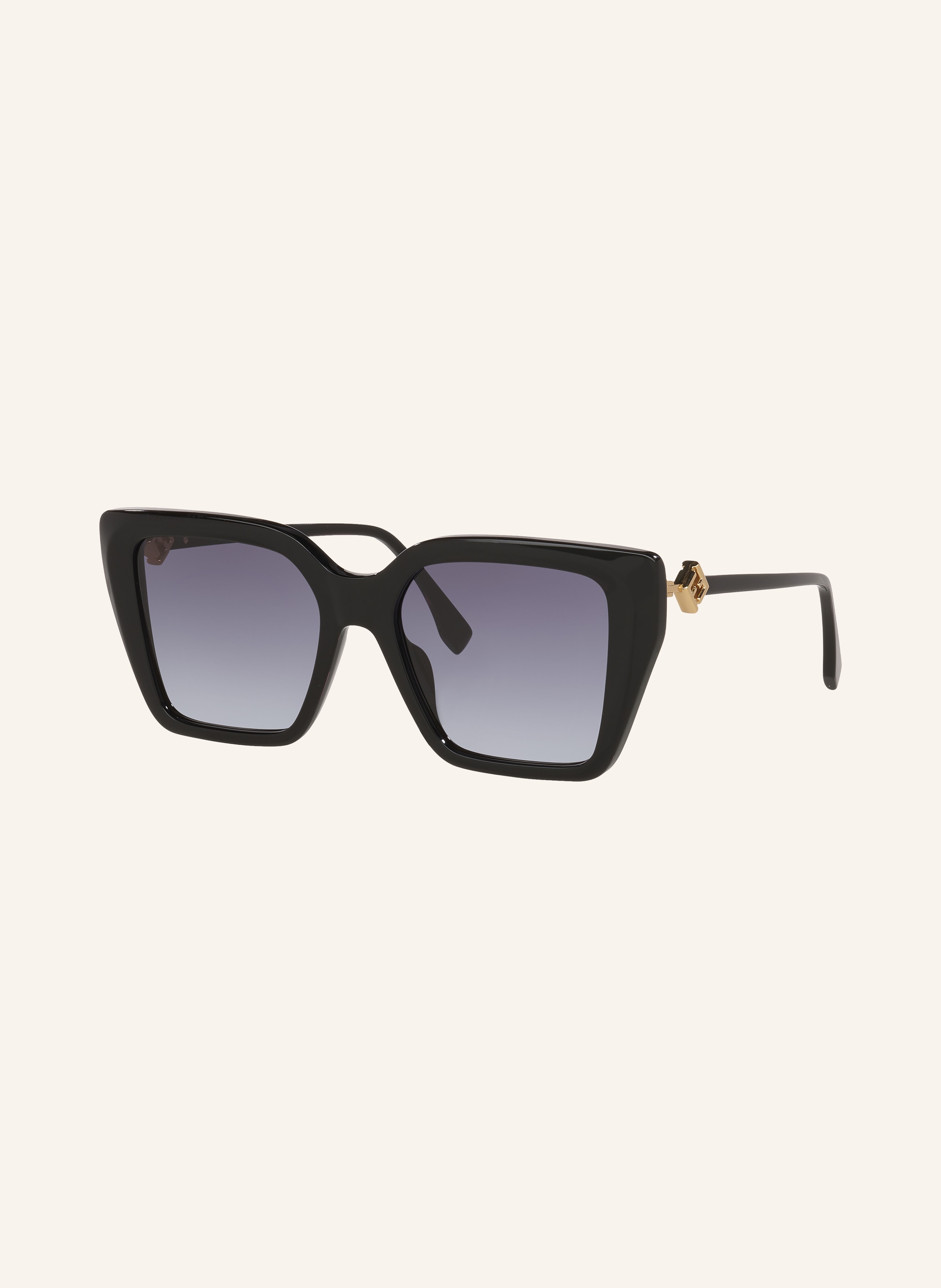 Fendi Fendi Sonnenbrille fn000853 schwarz in SCHWARZ/ GRAU VERLAUF