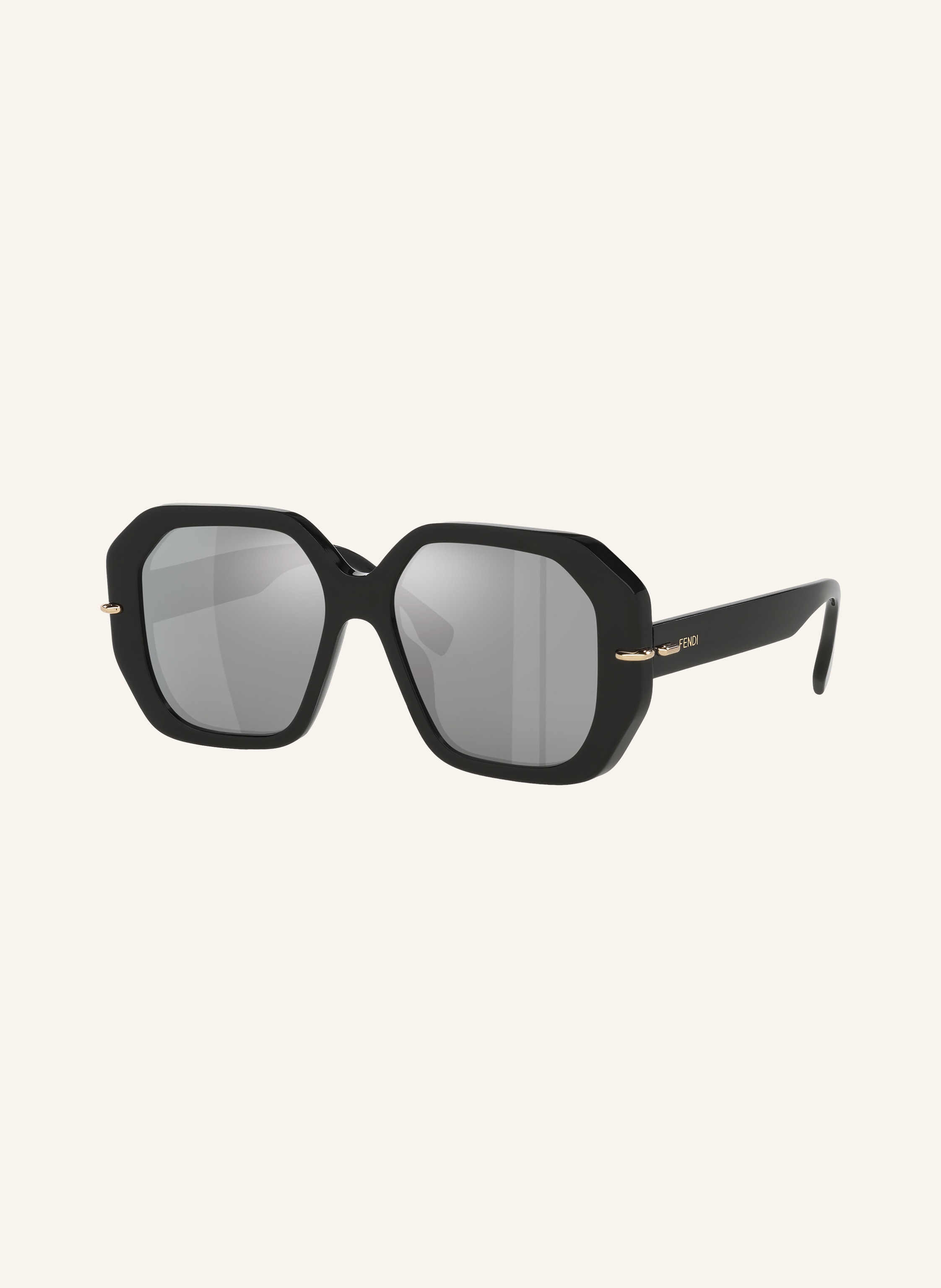 Fendi Fendi Sonnenbrille fn000926 schwarz in SCHWARZ/ GRAU VERSPIEGELT