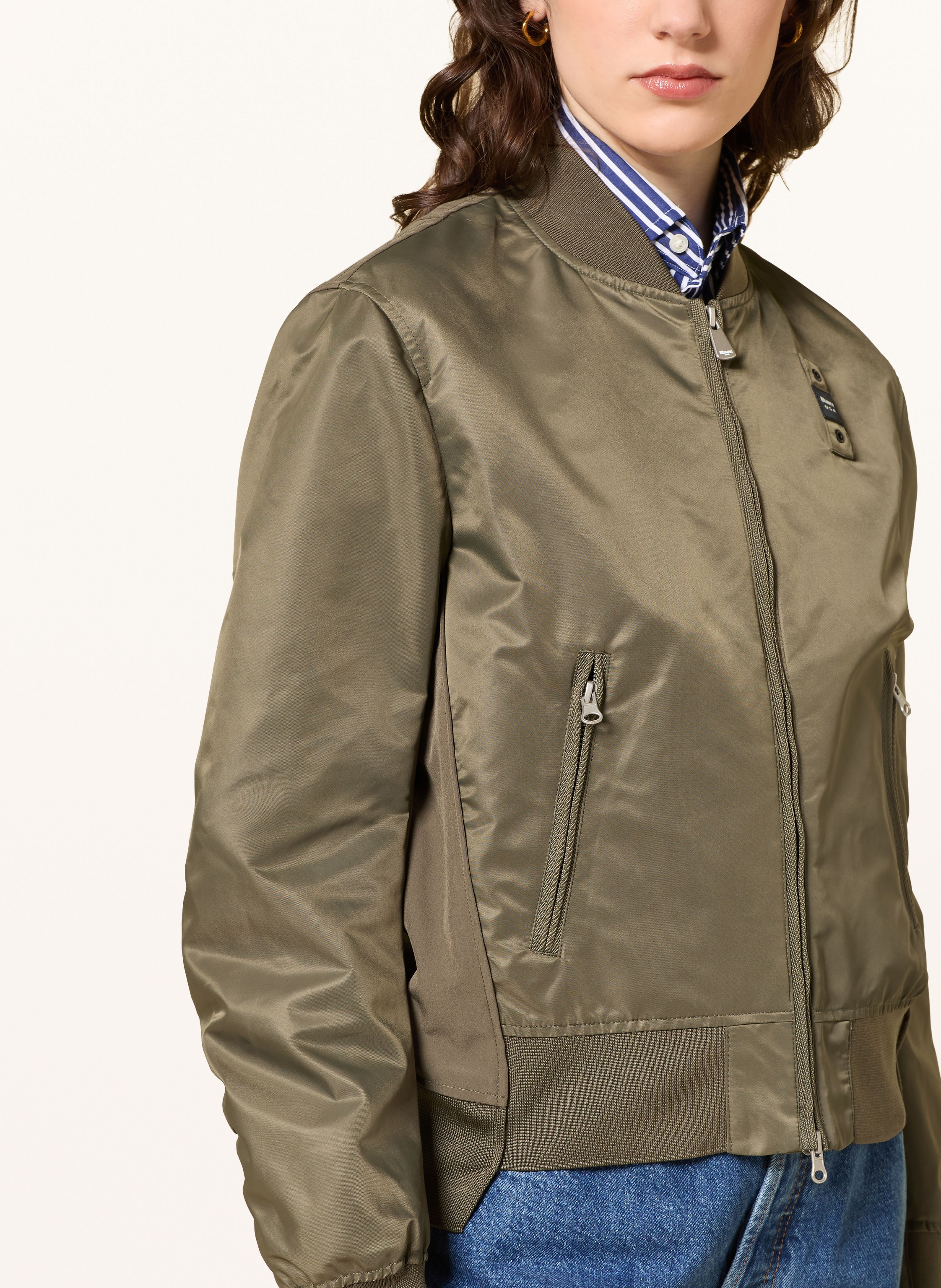 Thumbnail - Blauer Blouson Laurie gruen