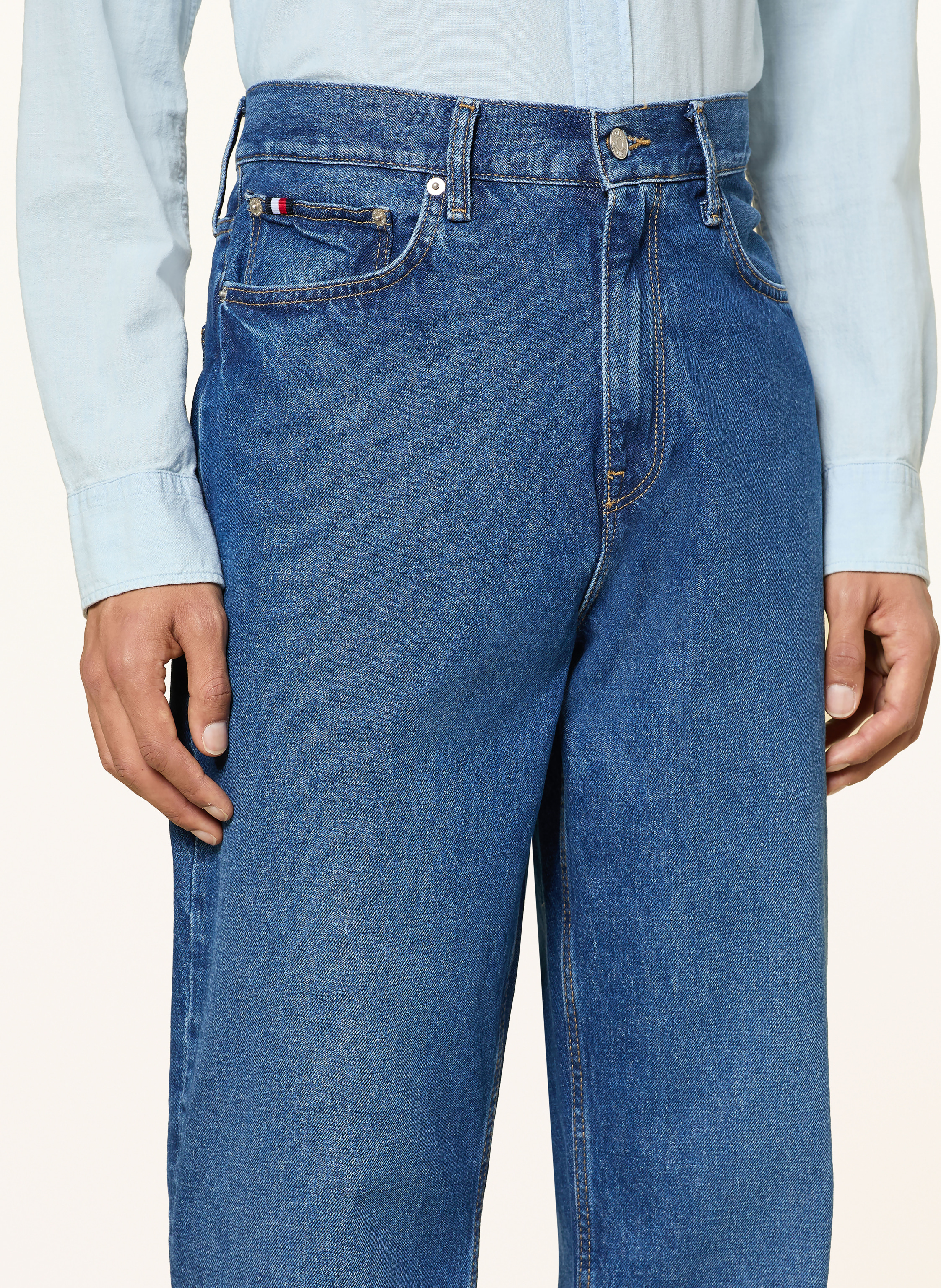 Thumbnail - Tommy Hilfiger Jeans River Relaxed Straight Fit blau