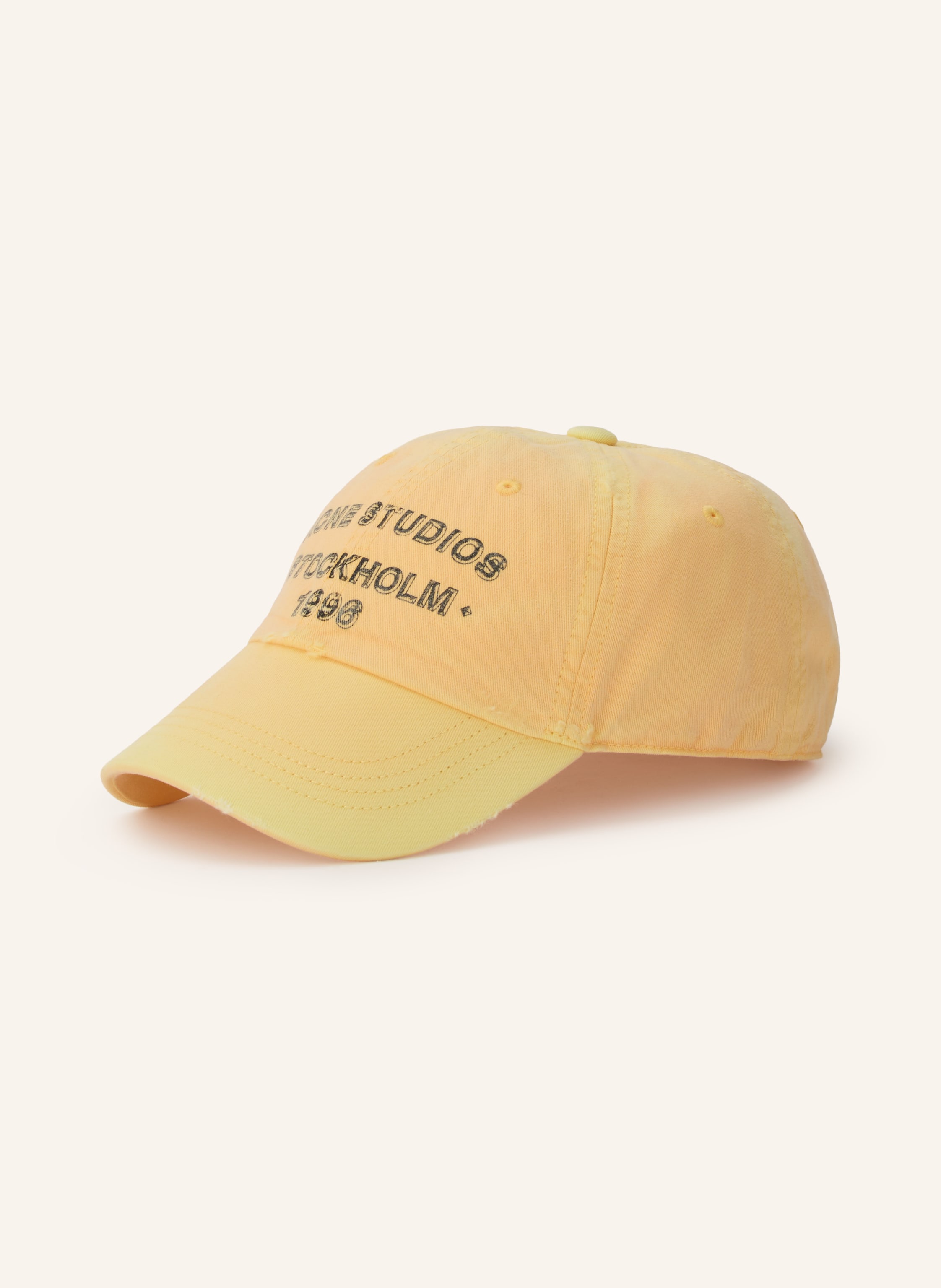 Acne Studios Acne Studios Cap gelb in HELLGELB / SCHWARZ