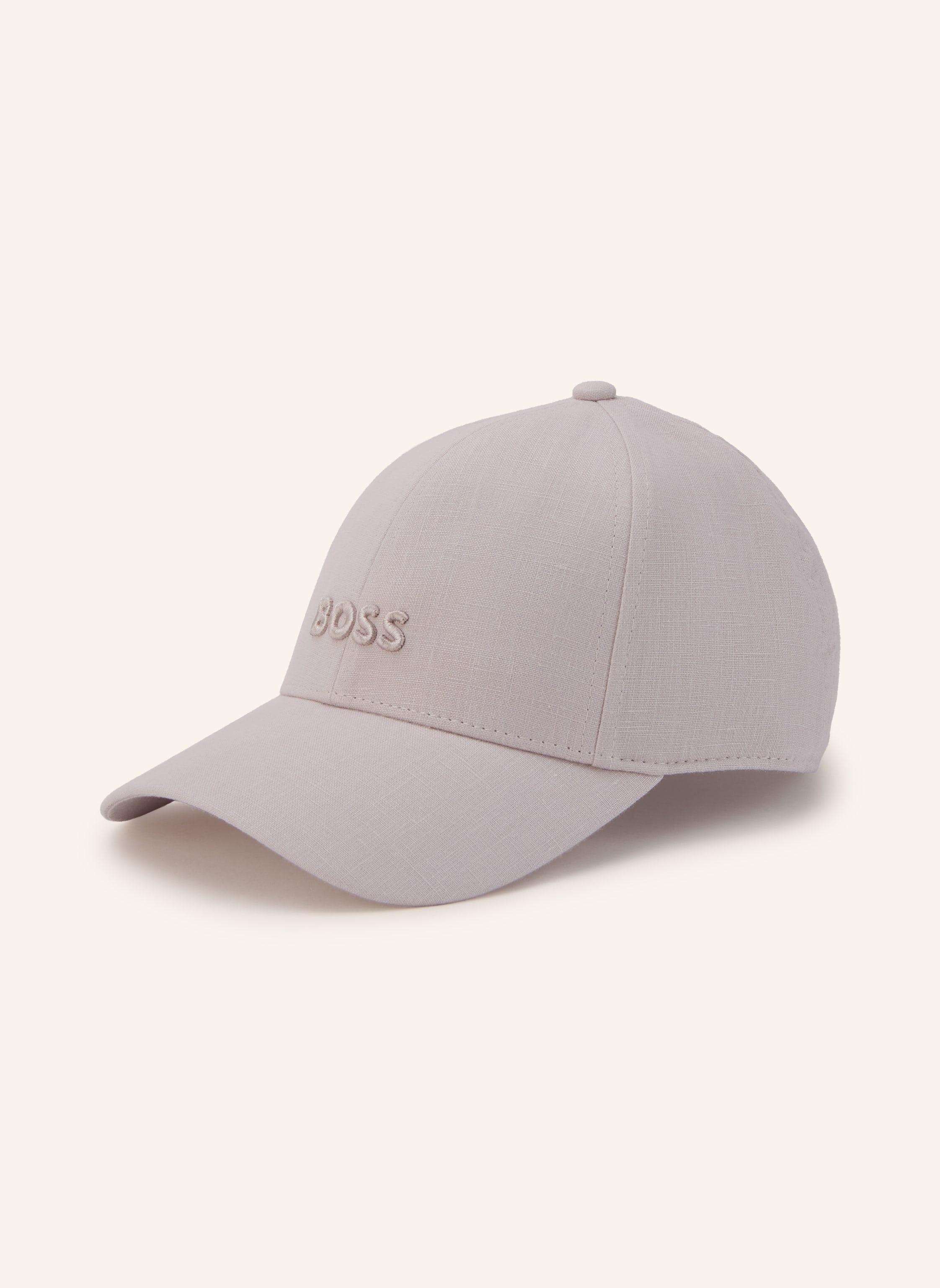 Boss Boss Leinen-Cap Ari rosa in ROSÉ