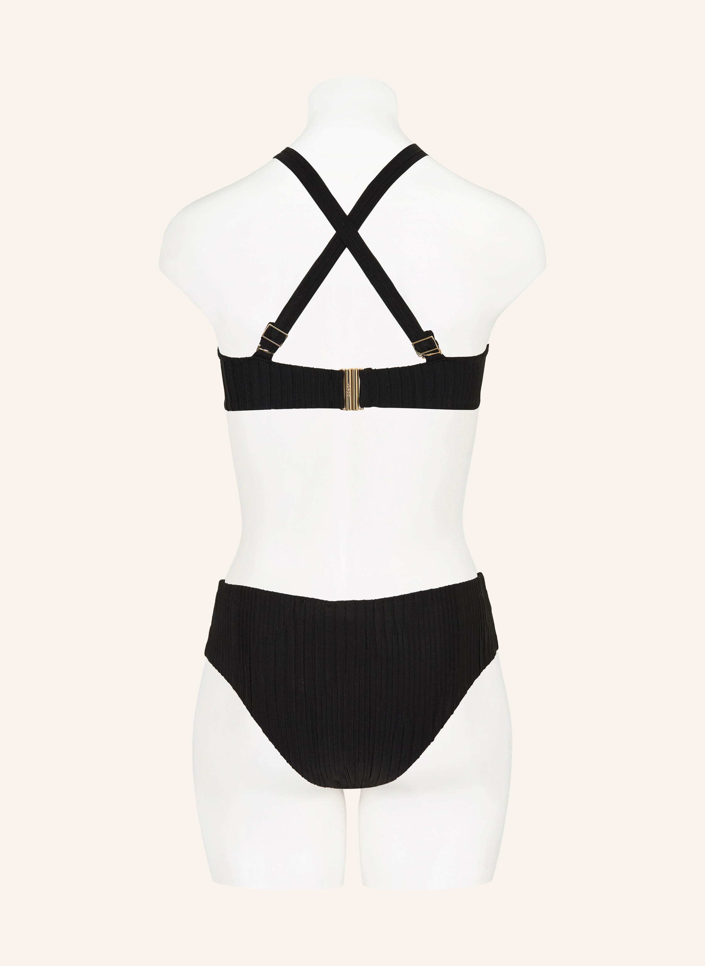 Thumbnail - Boss Bandeau-Bikini-Top Double B schwarz