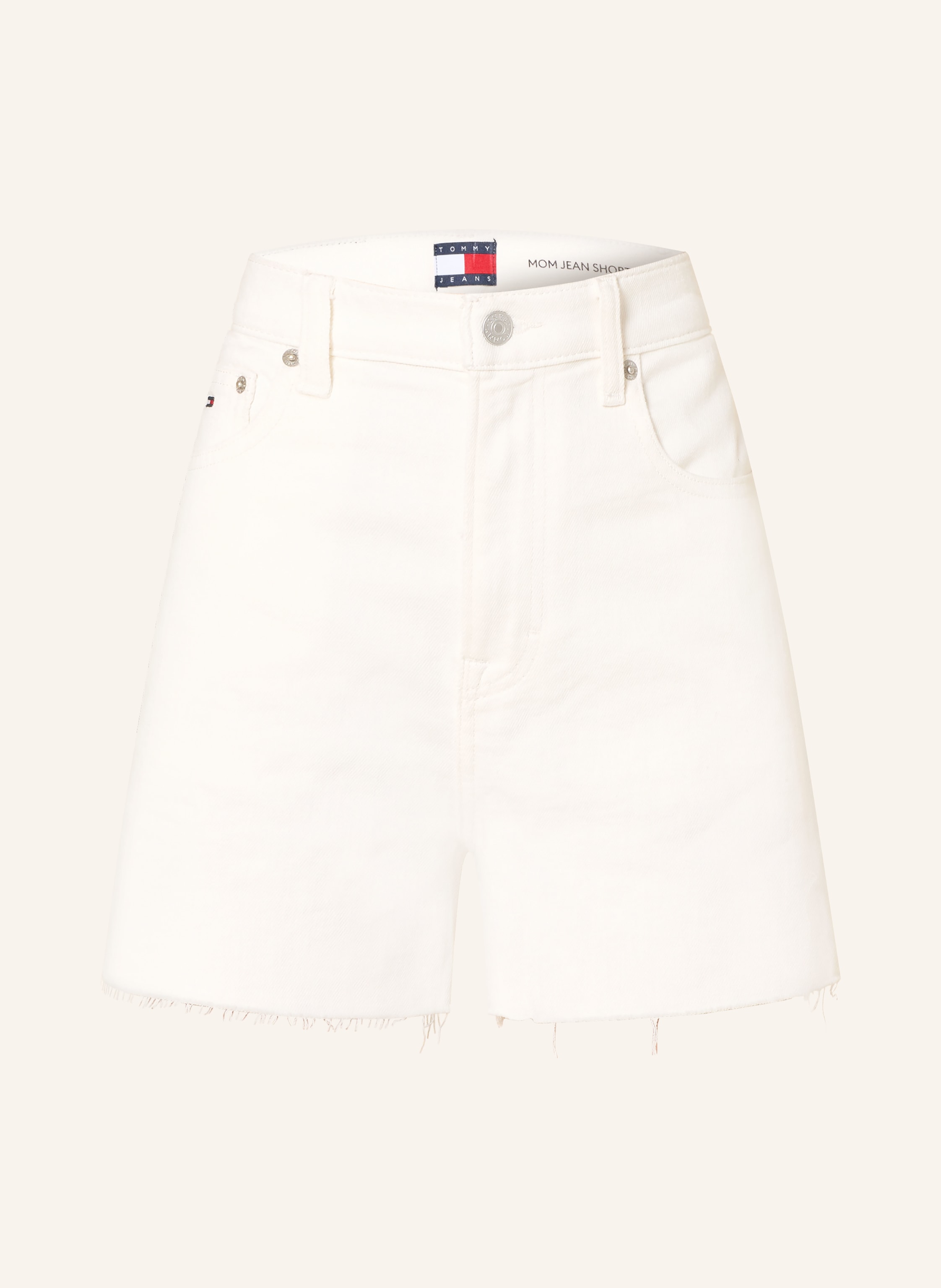 Tommy Jeans Jeansshorts weiss