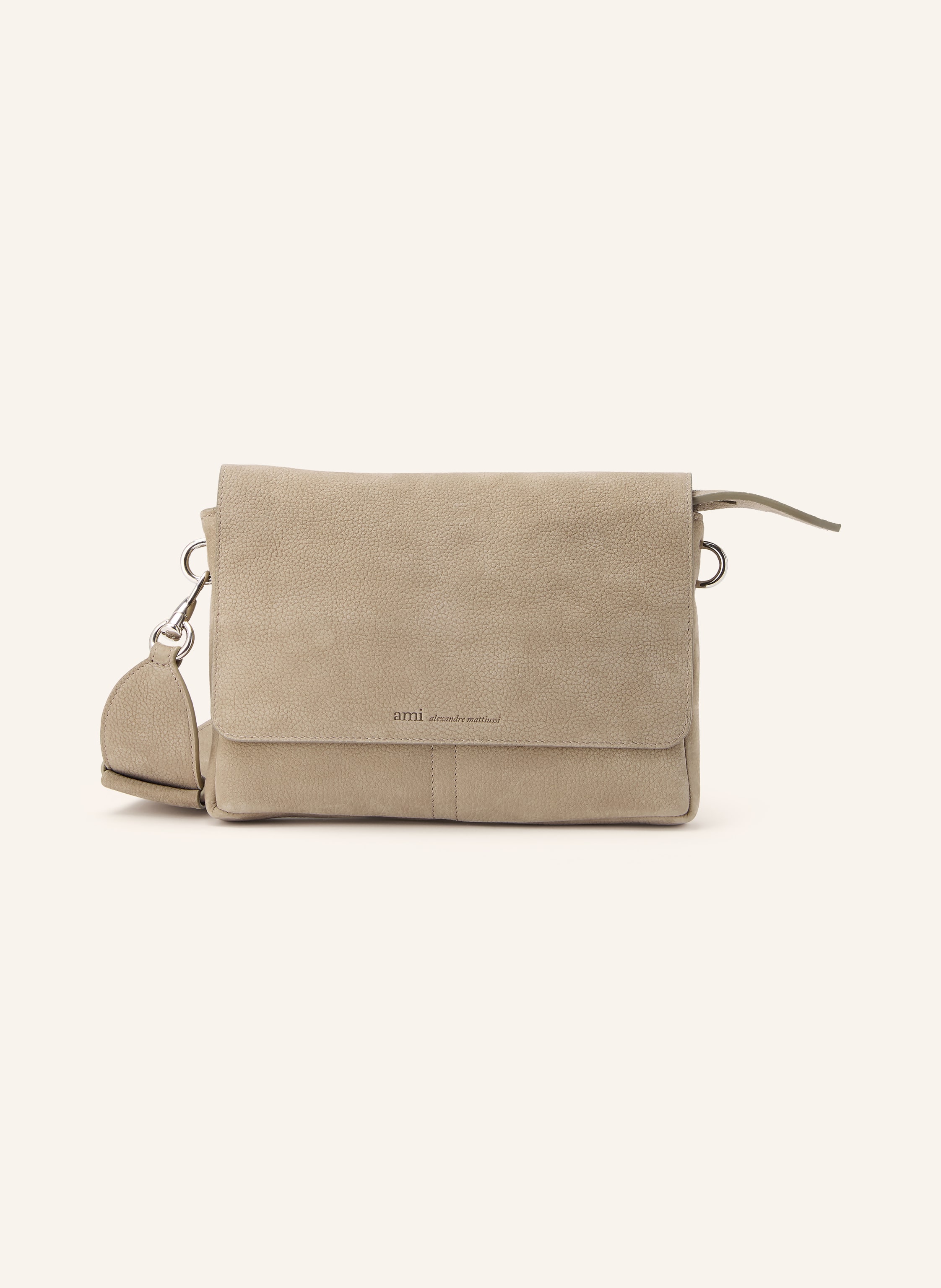 AMI Paris Ami Paris Umhängetasche beige in TAUPE / SILBER
