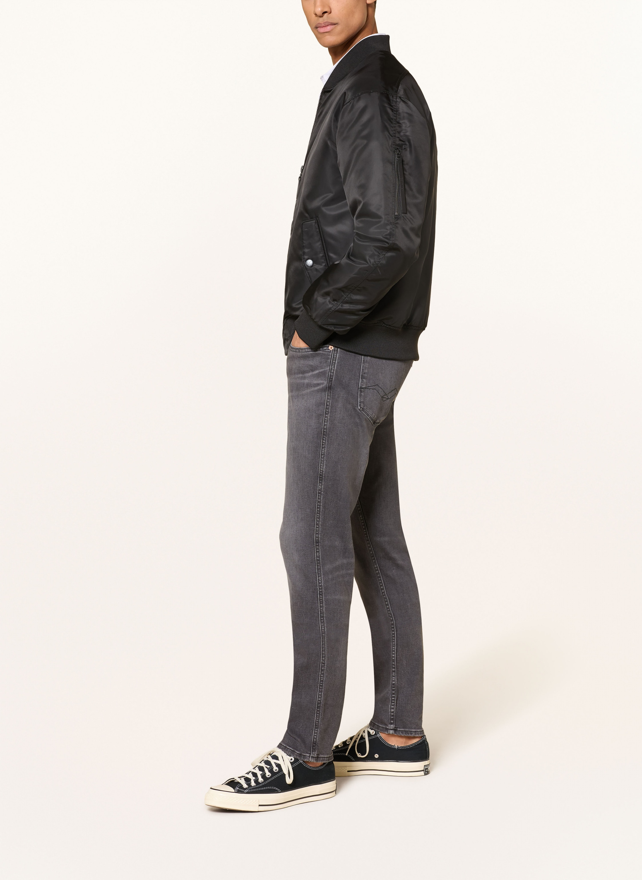 Thumbnail - Replay Jeans Slim Fit grau