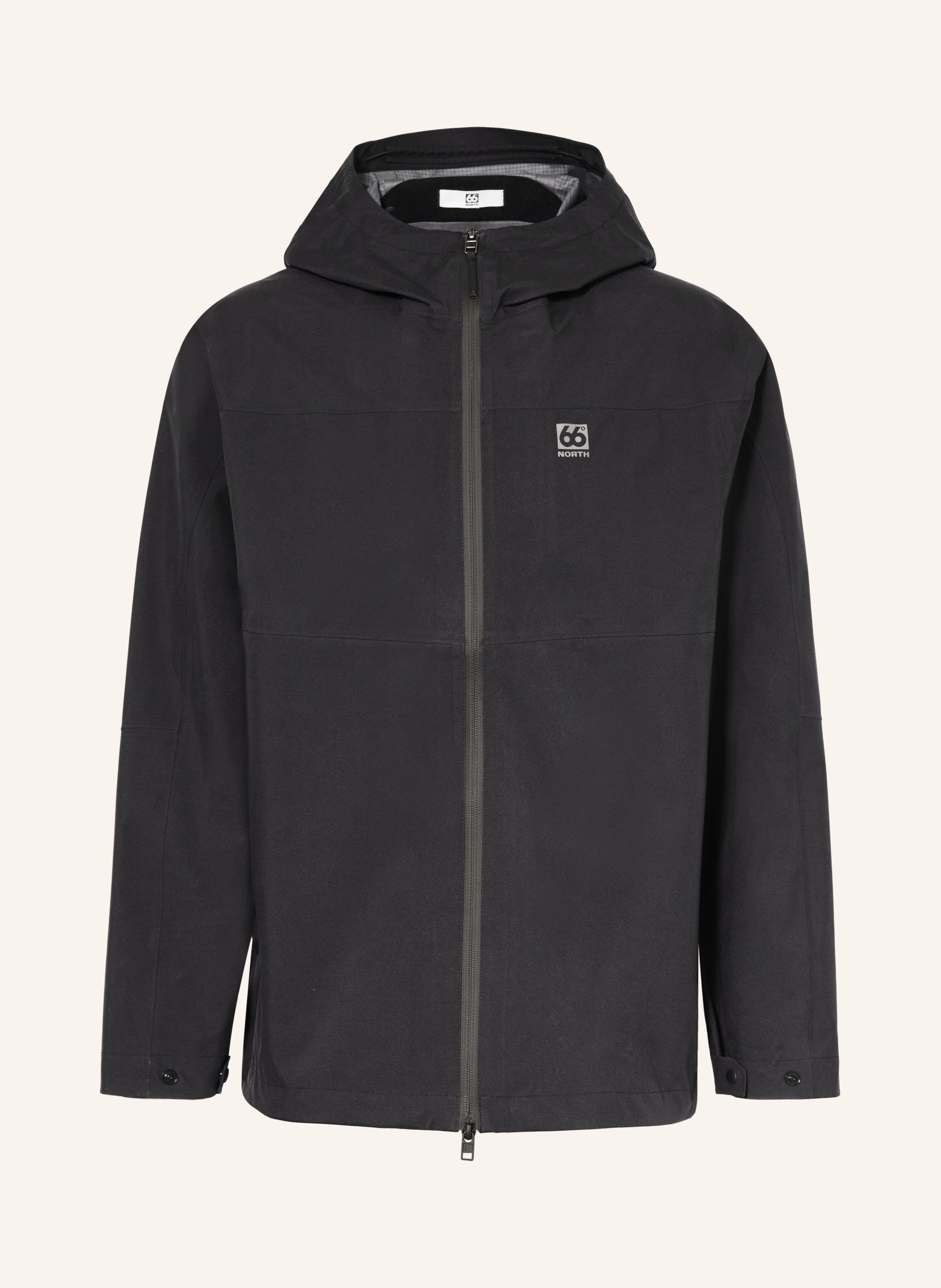 66°North Regenjacke Adalvik schwarz