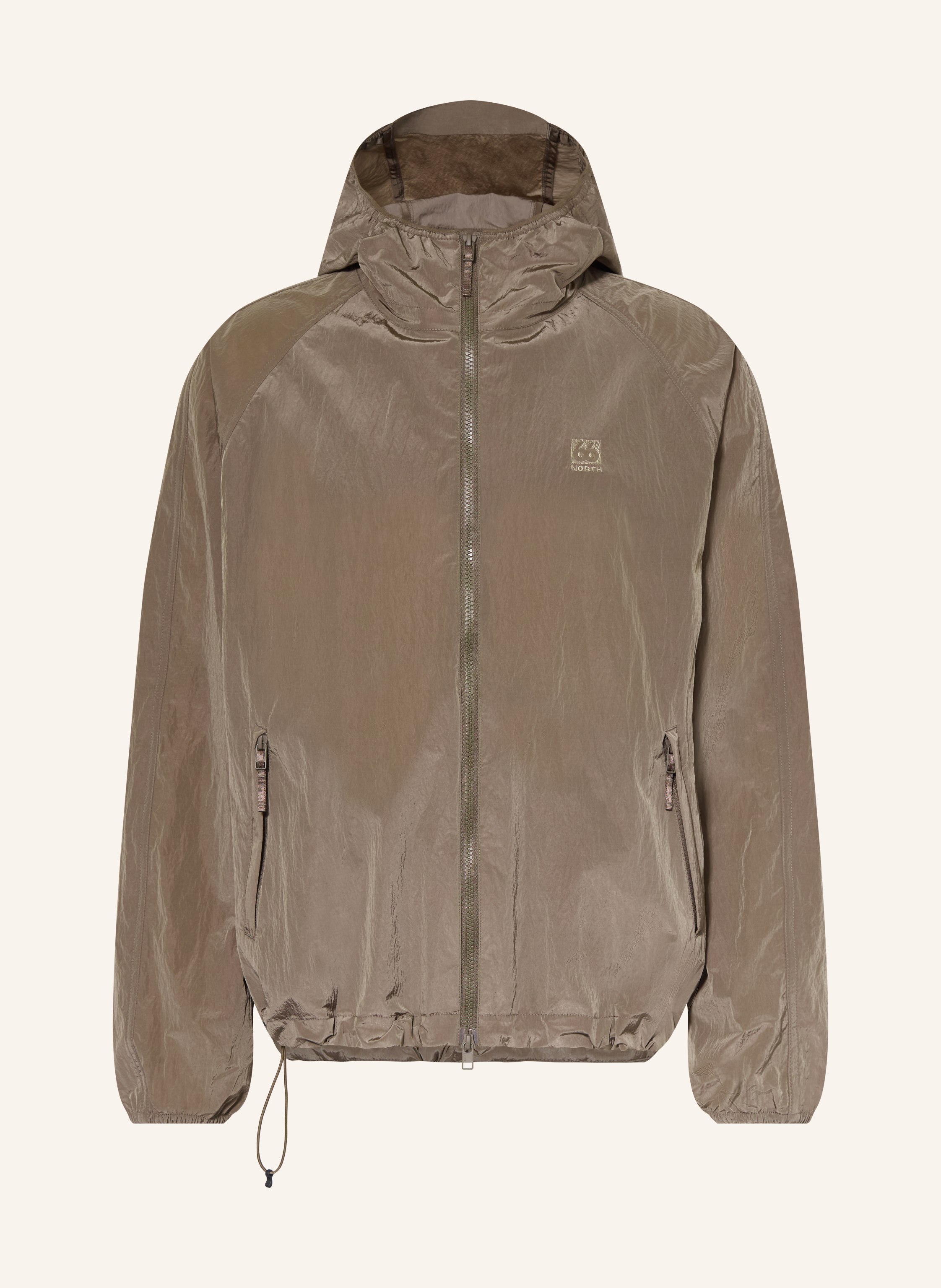 66°North Windbreaker Kjalarnes braun