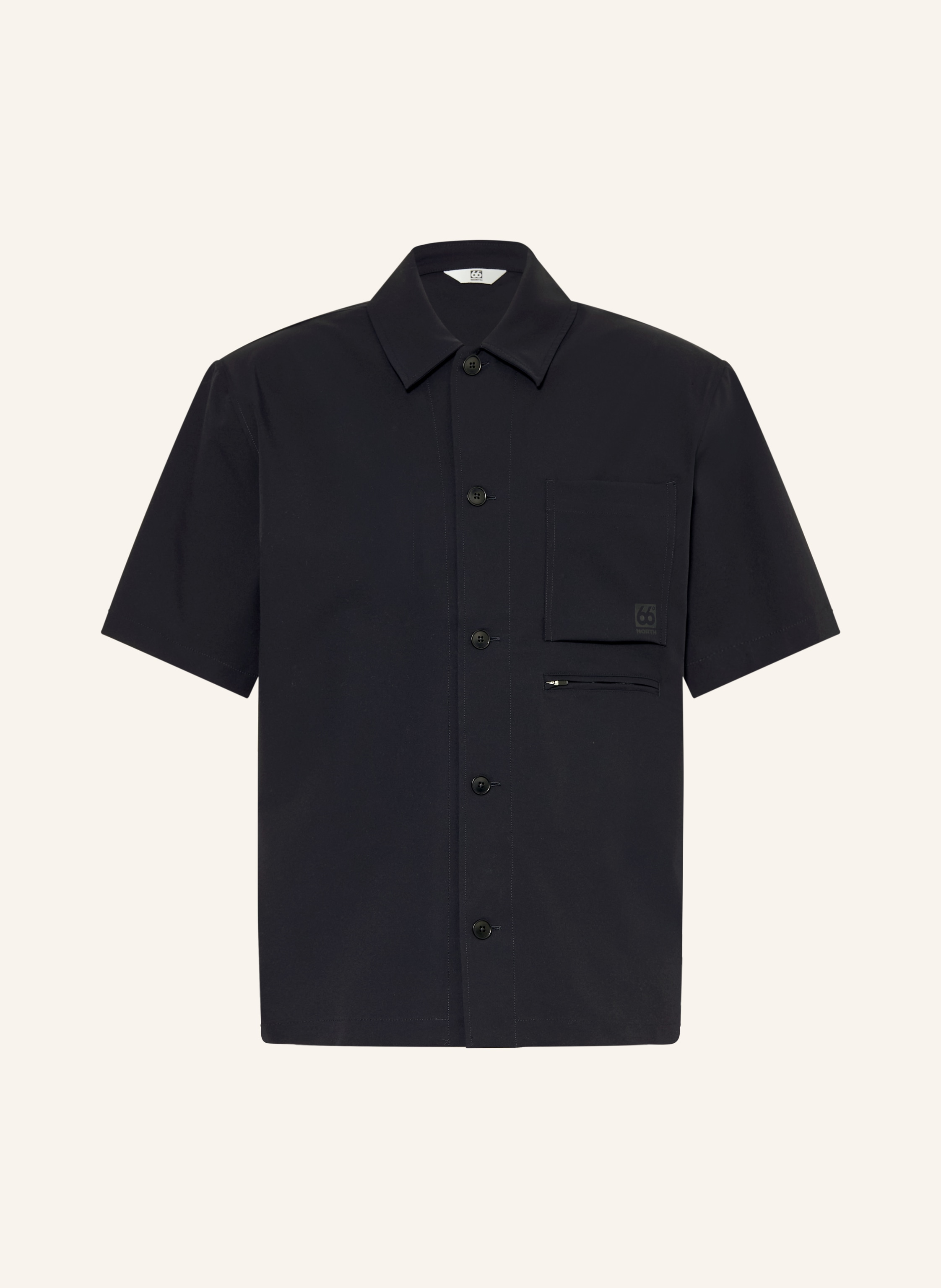 66°North Outdoor-Hemd Nes schwarz