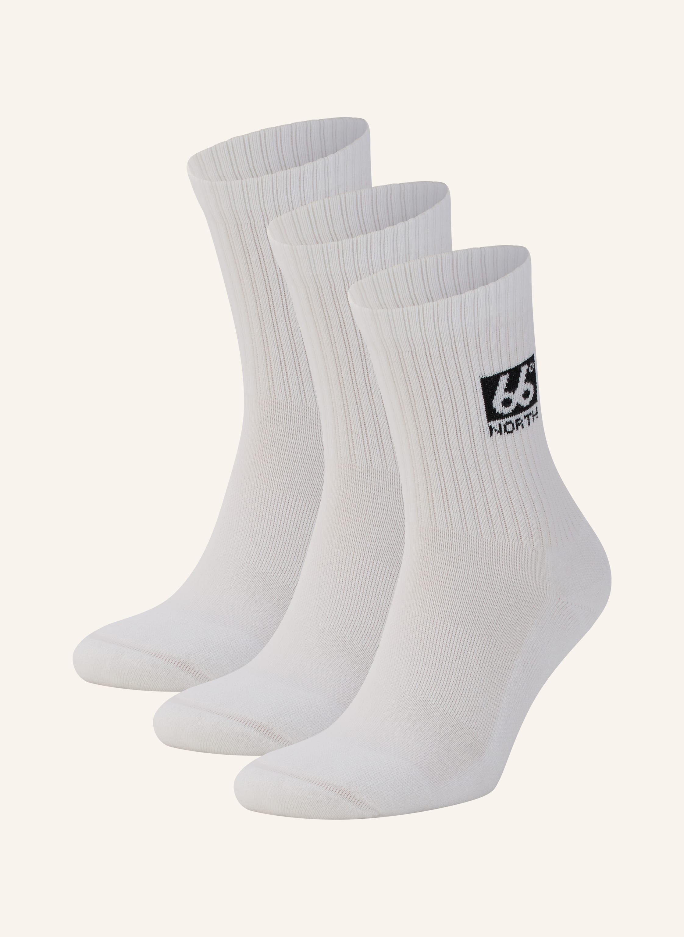 66°North 3er-Pack Socken weiss
