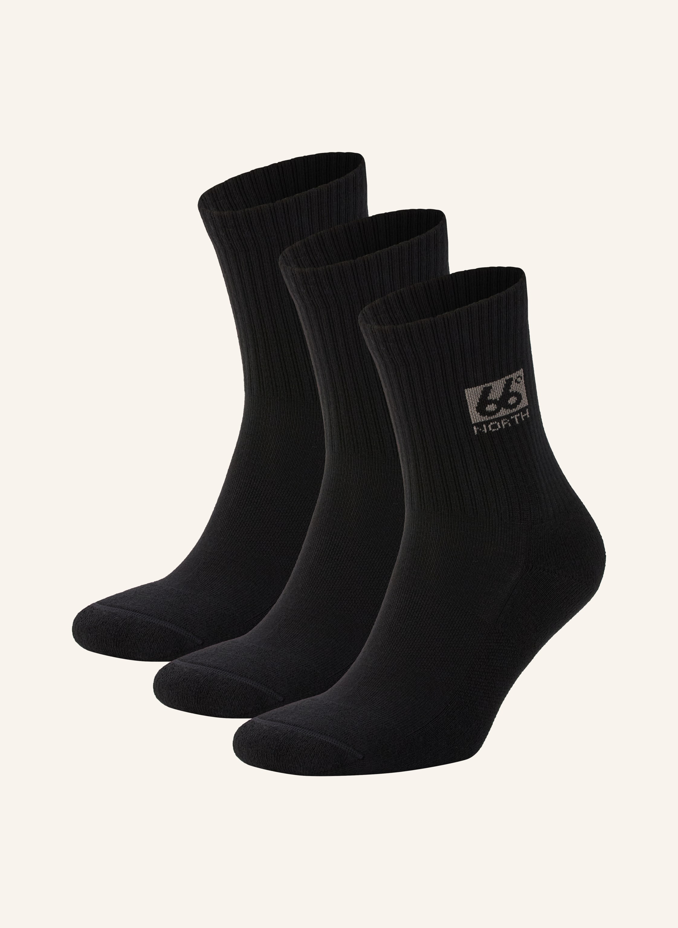 66°North 3er-Pack Socken schwarz