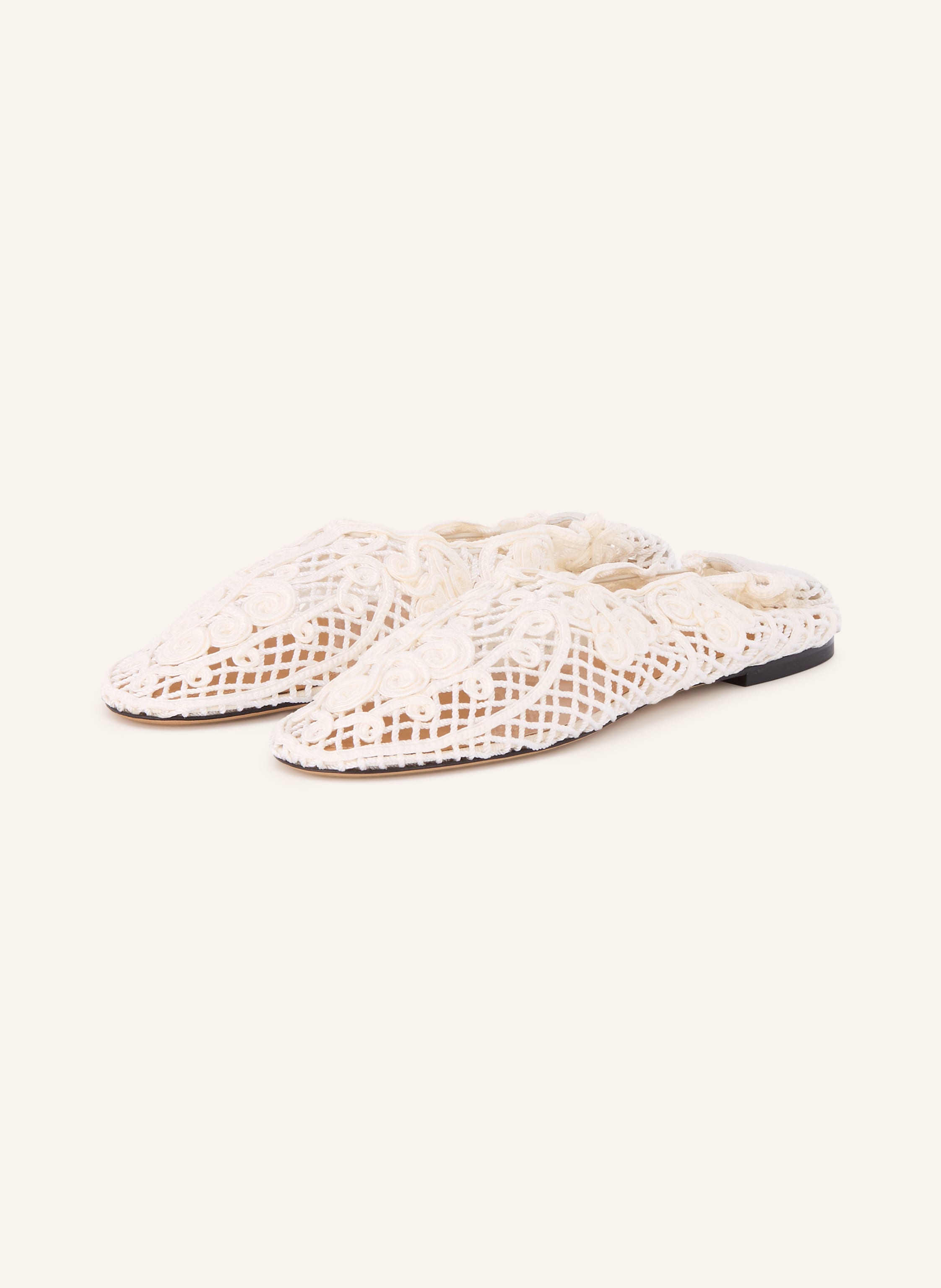 Odissì Ballerinas Aus Spitze weiss