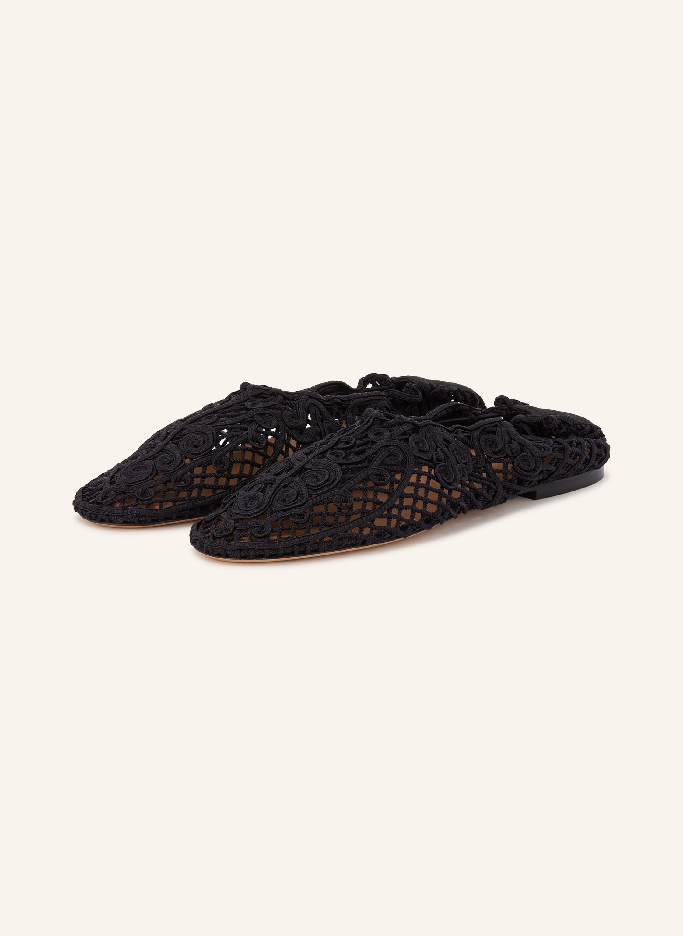 Odissì Ballerinas Aus Spitze schwarz