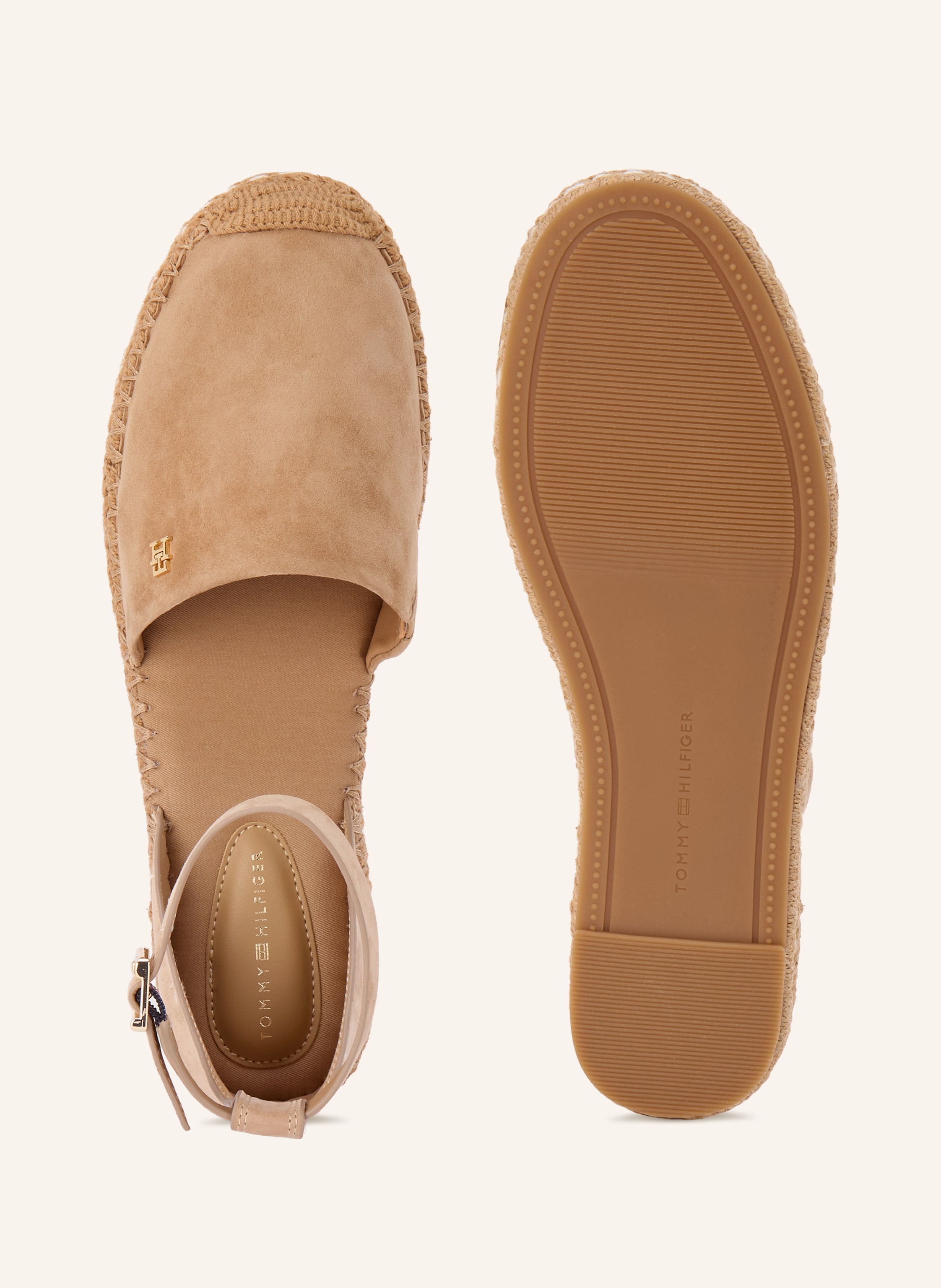 Thumbnail - Tommy Hilfiger Espadrilles beige