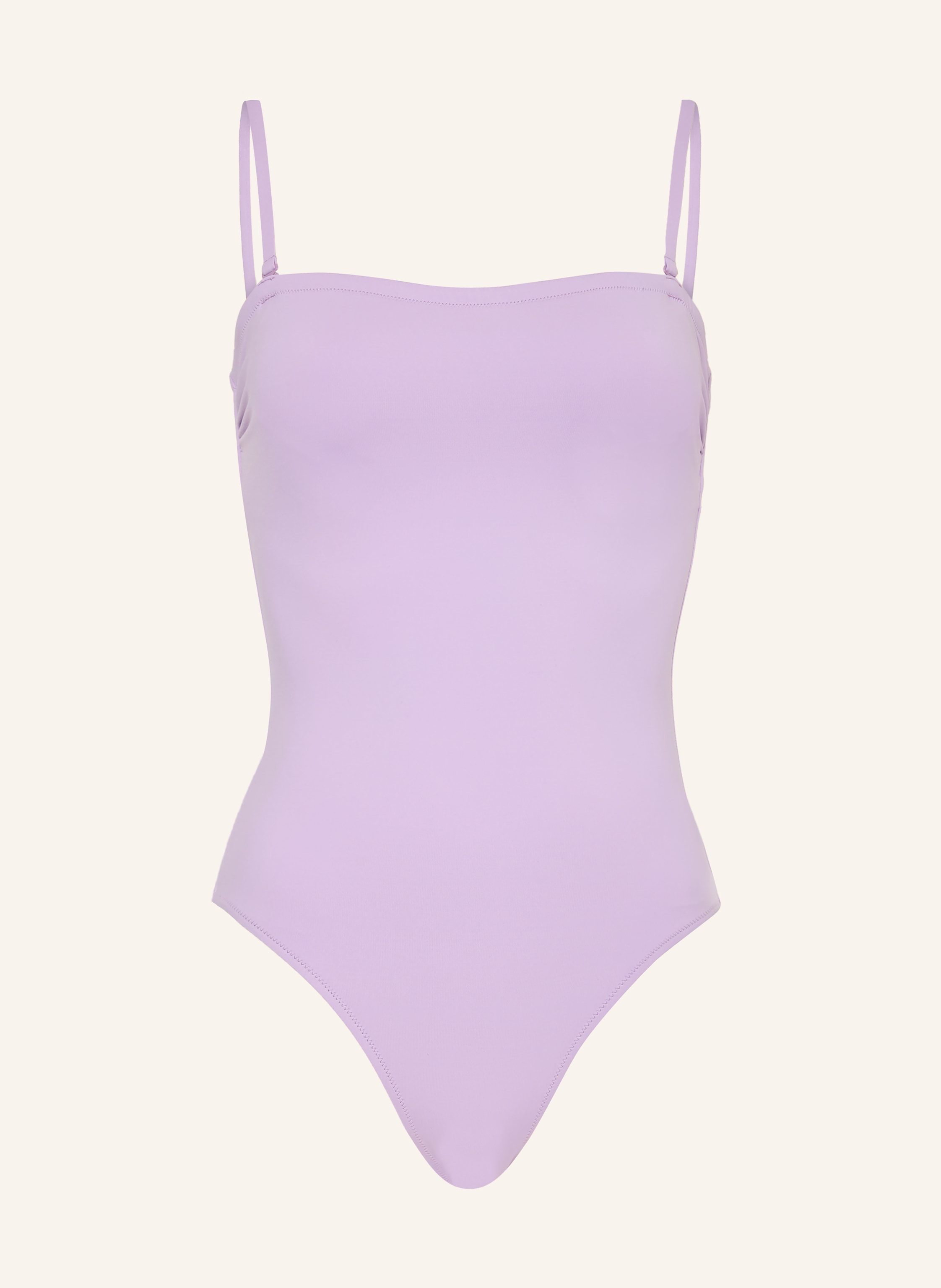 Vilebrequin Vilebrequin Bandeau-Badeanzug Solid Facette lila in HELLLILA