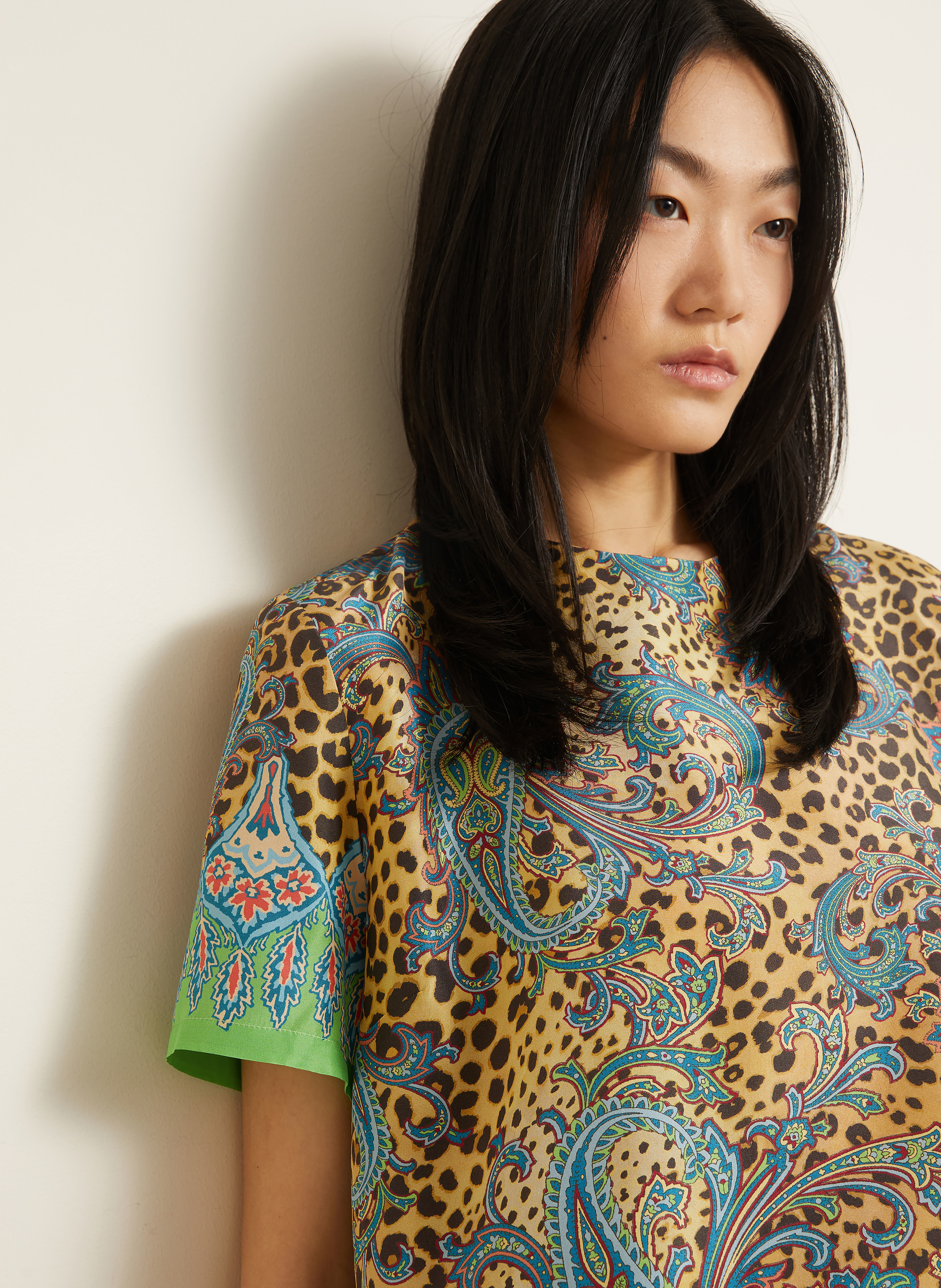 Thumbnail - Etro Seidenkleid braun