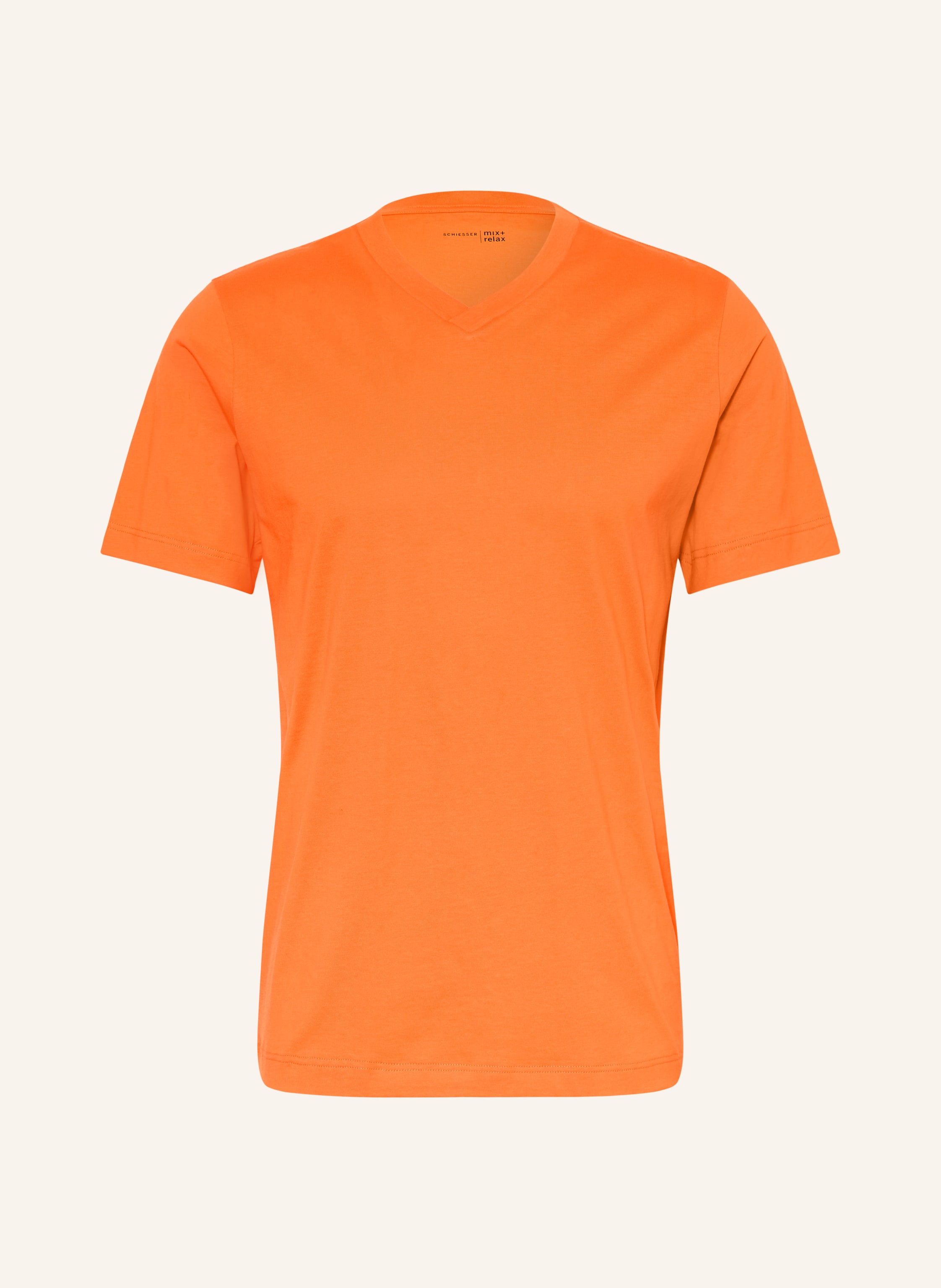 Schiesser Schlafshirt Mix+Relax orange