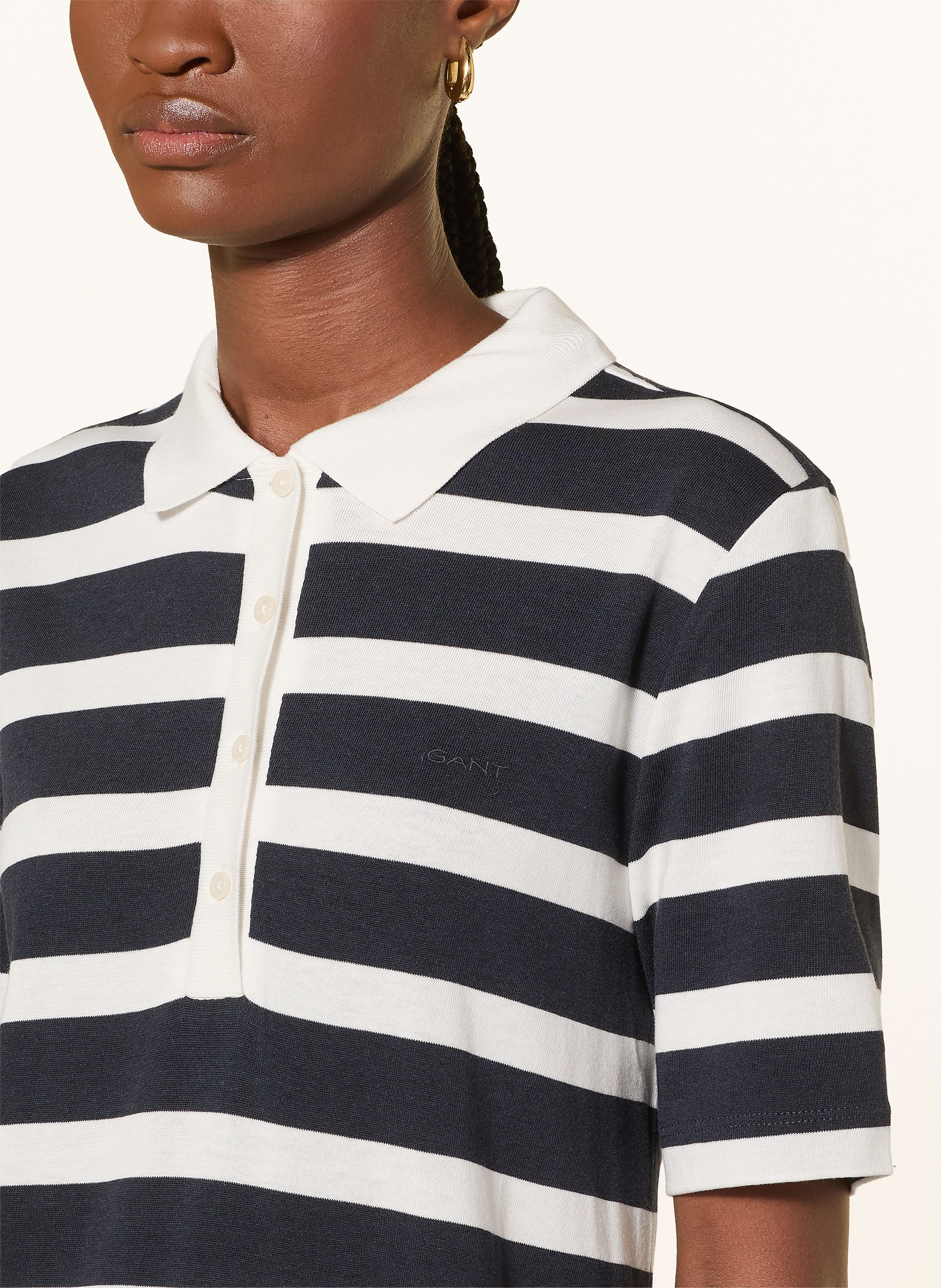 Thumbnail - Gant Jersey-Polokleid blau