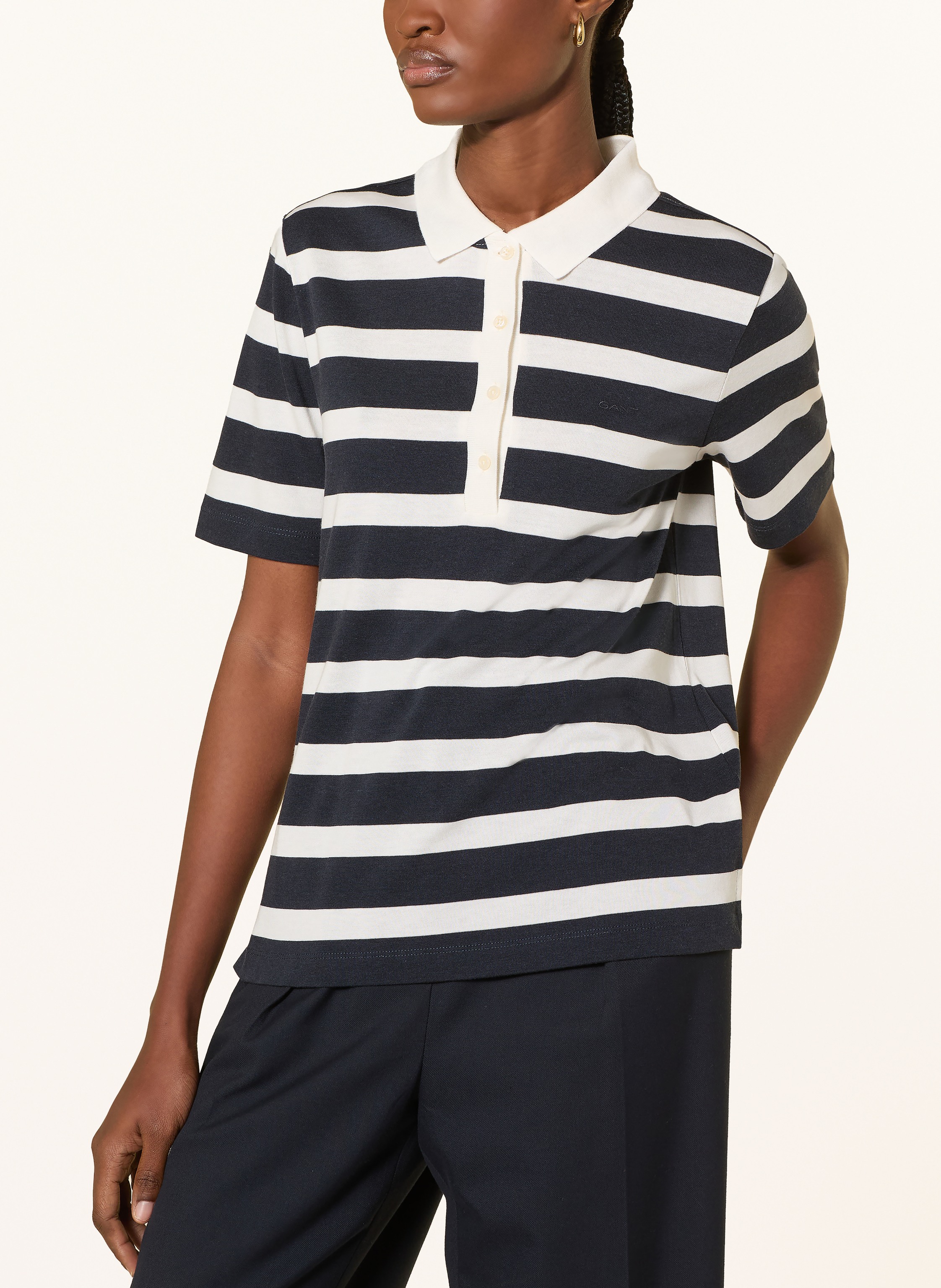 Thumbnail - Gant Jersey-Poloshirt blau