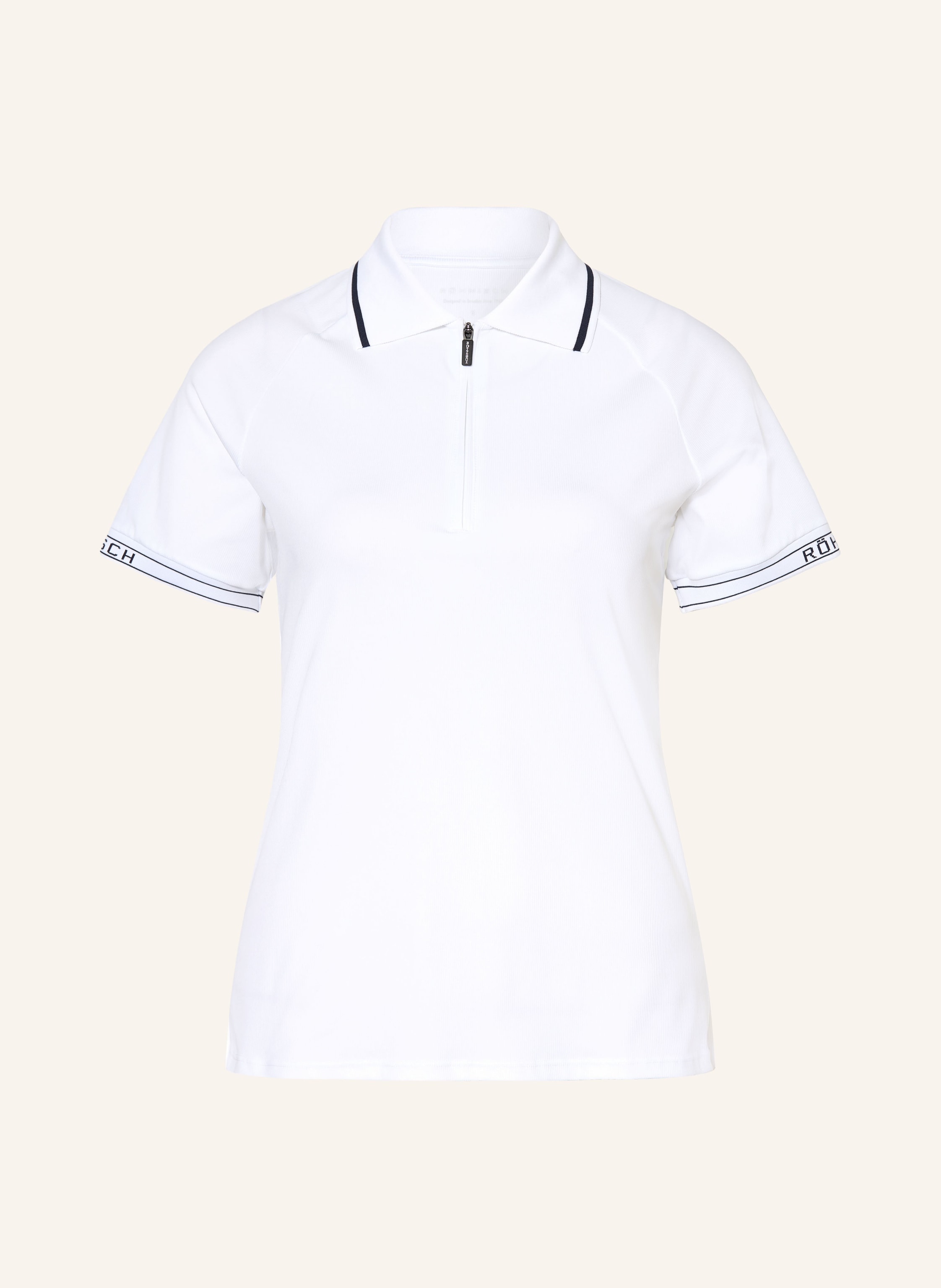 Röhnisch Funktions-Poloshirt weiss
