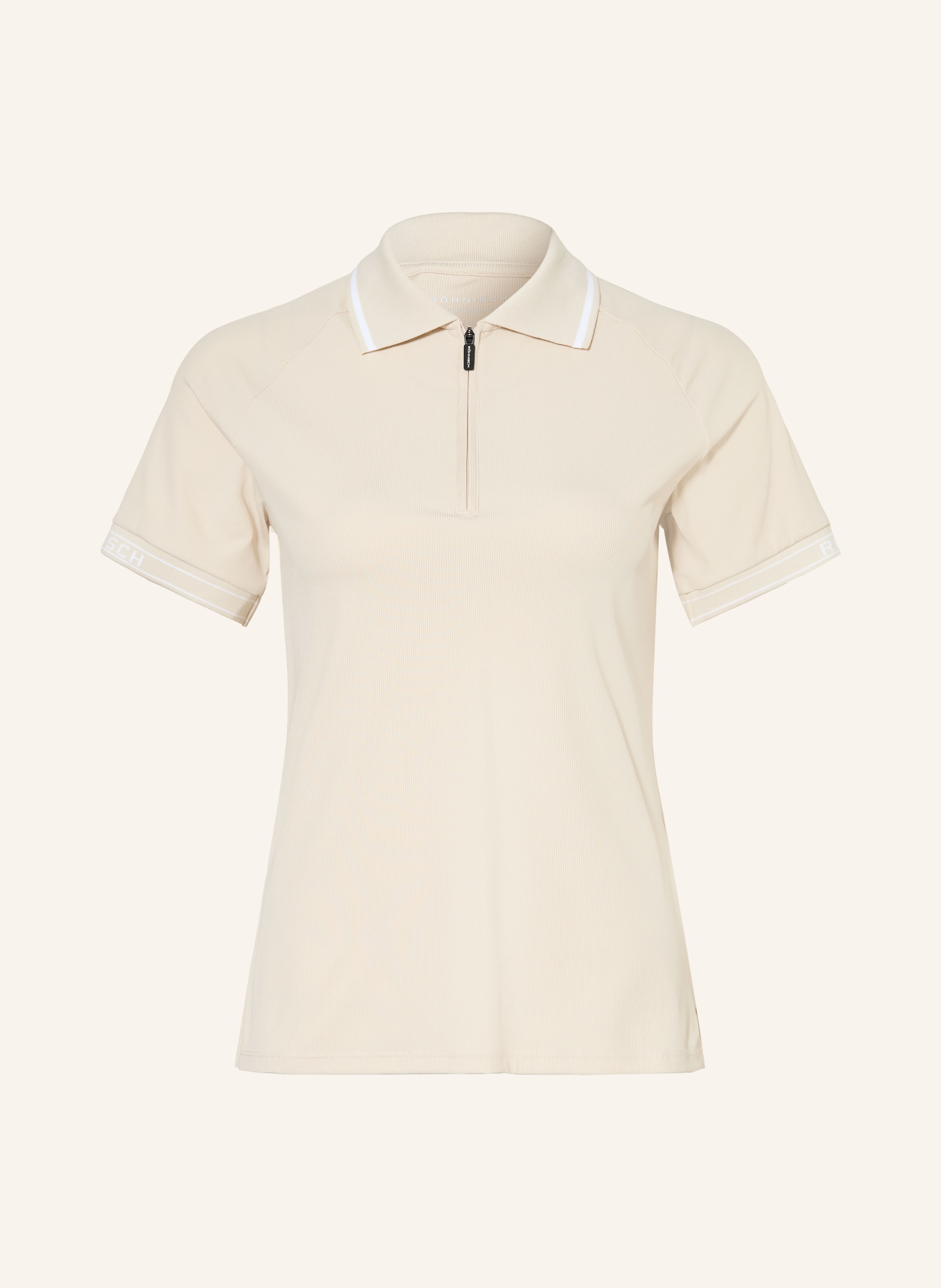 Röhnisch Funktions-Poloshirt beige