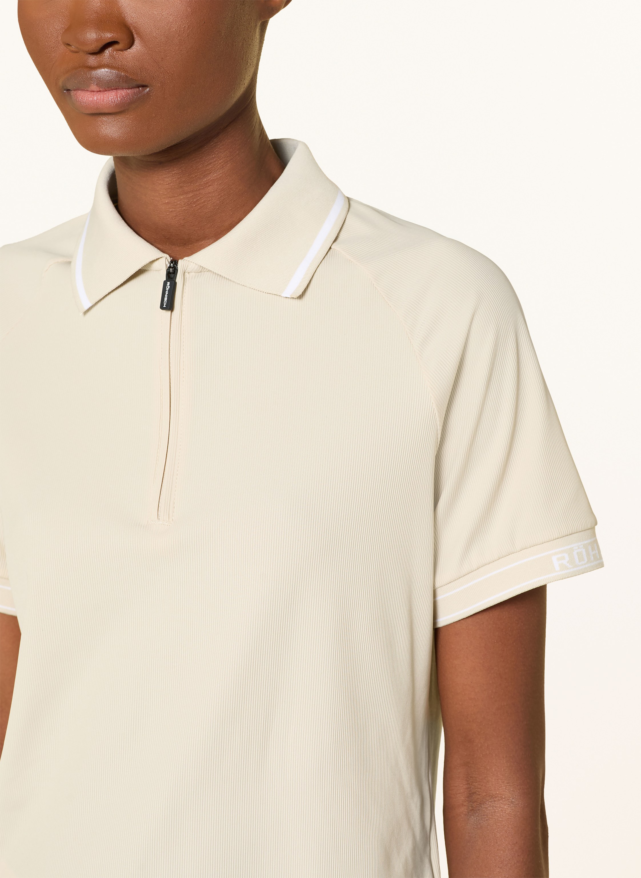 Thumbnail - Röhnisch Funktions-Poloshirt beige